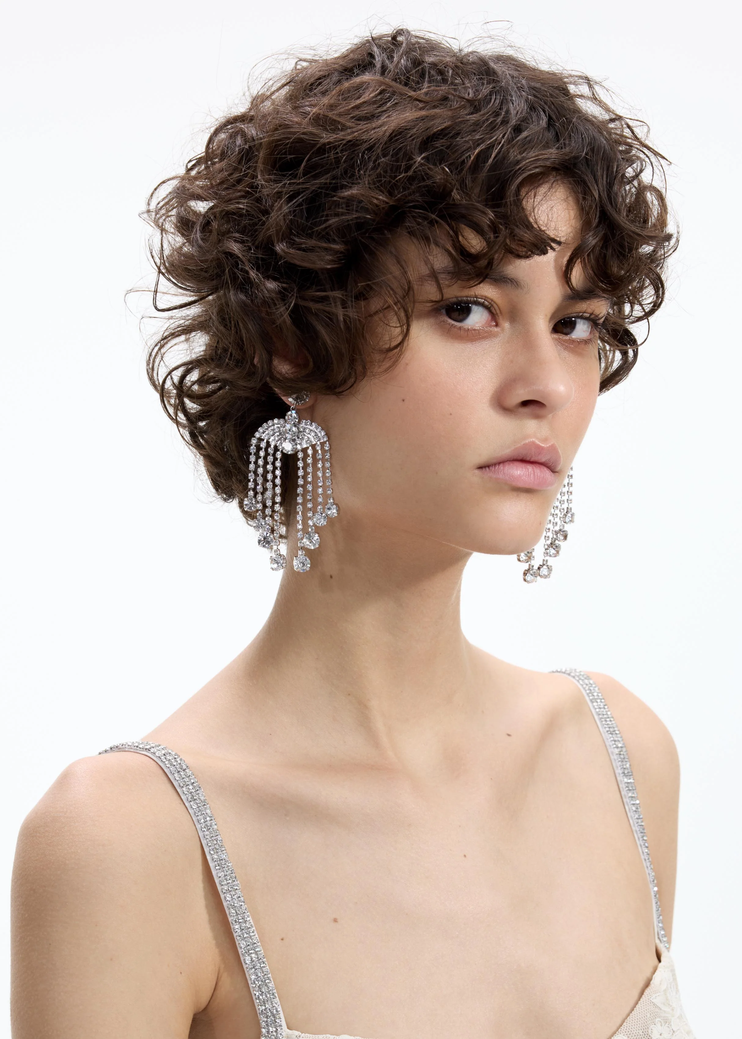 Crystal Chandelier Earrings - Image 2