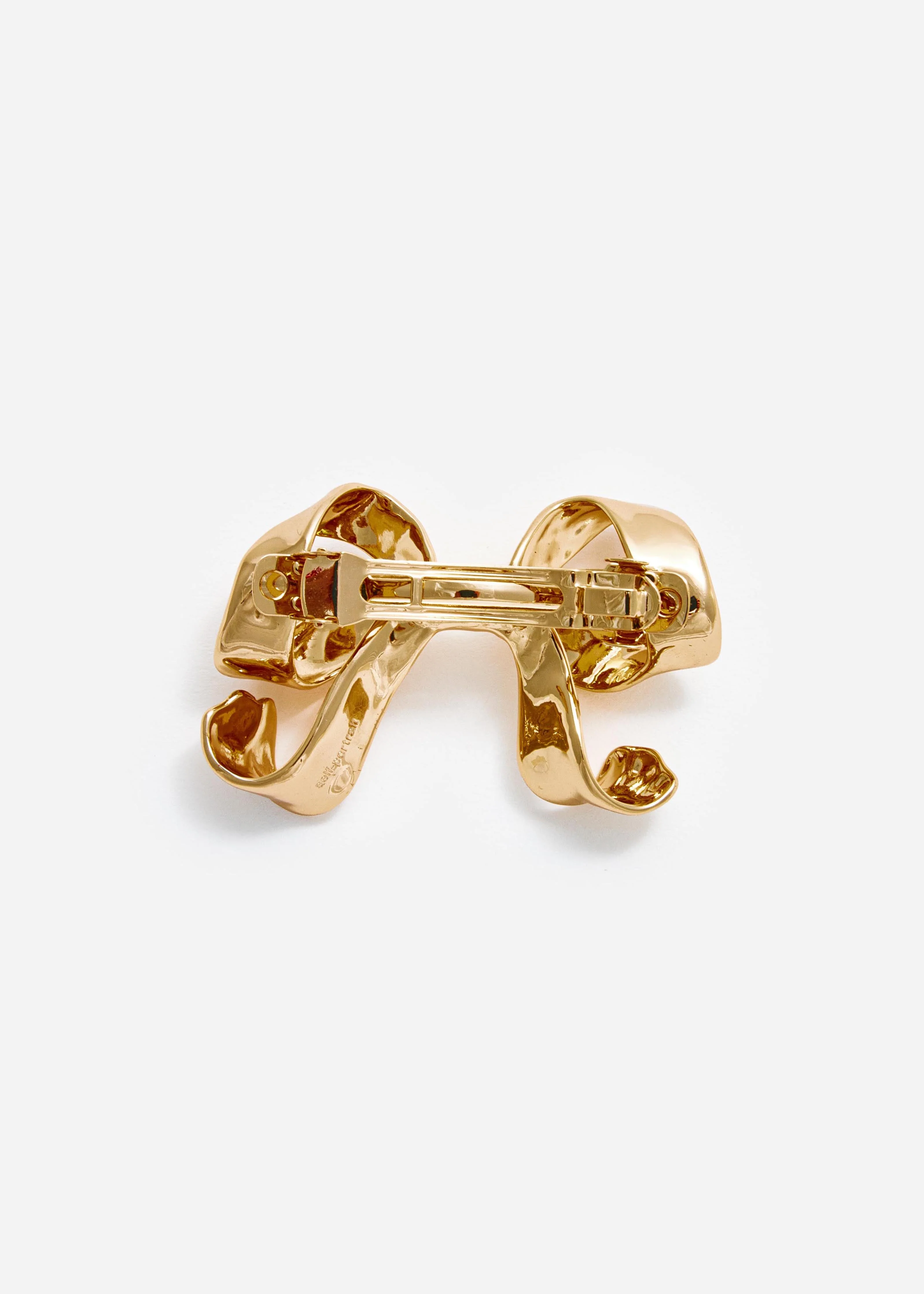 Gold Bow Hair Clip - Image 3