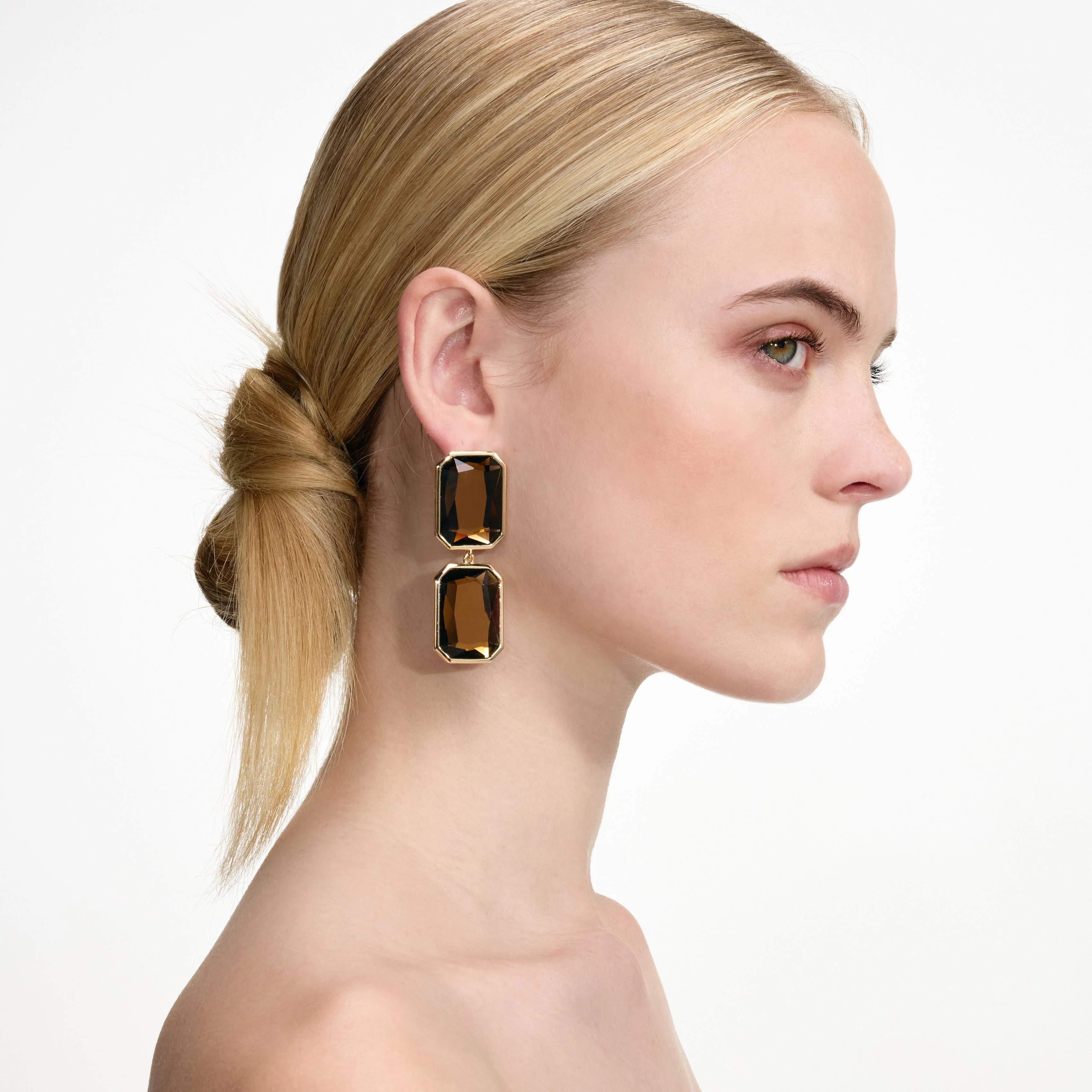 Amber Tiered Earrings - Image 2