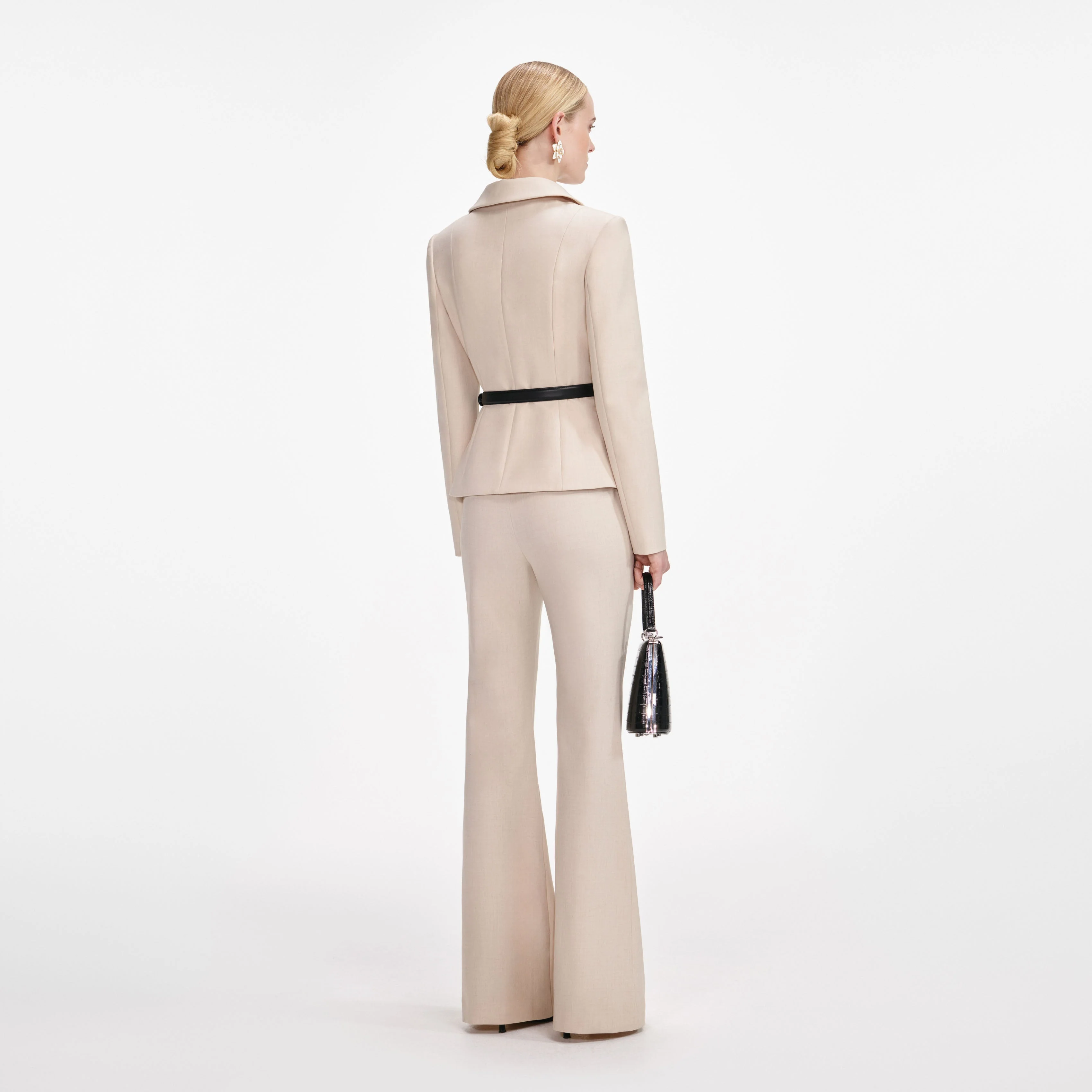 Beige Twill Jumpsuit - Image 3