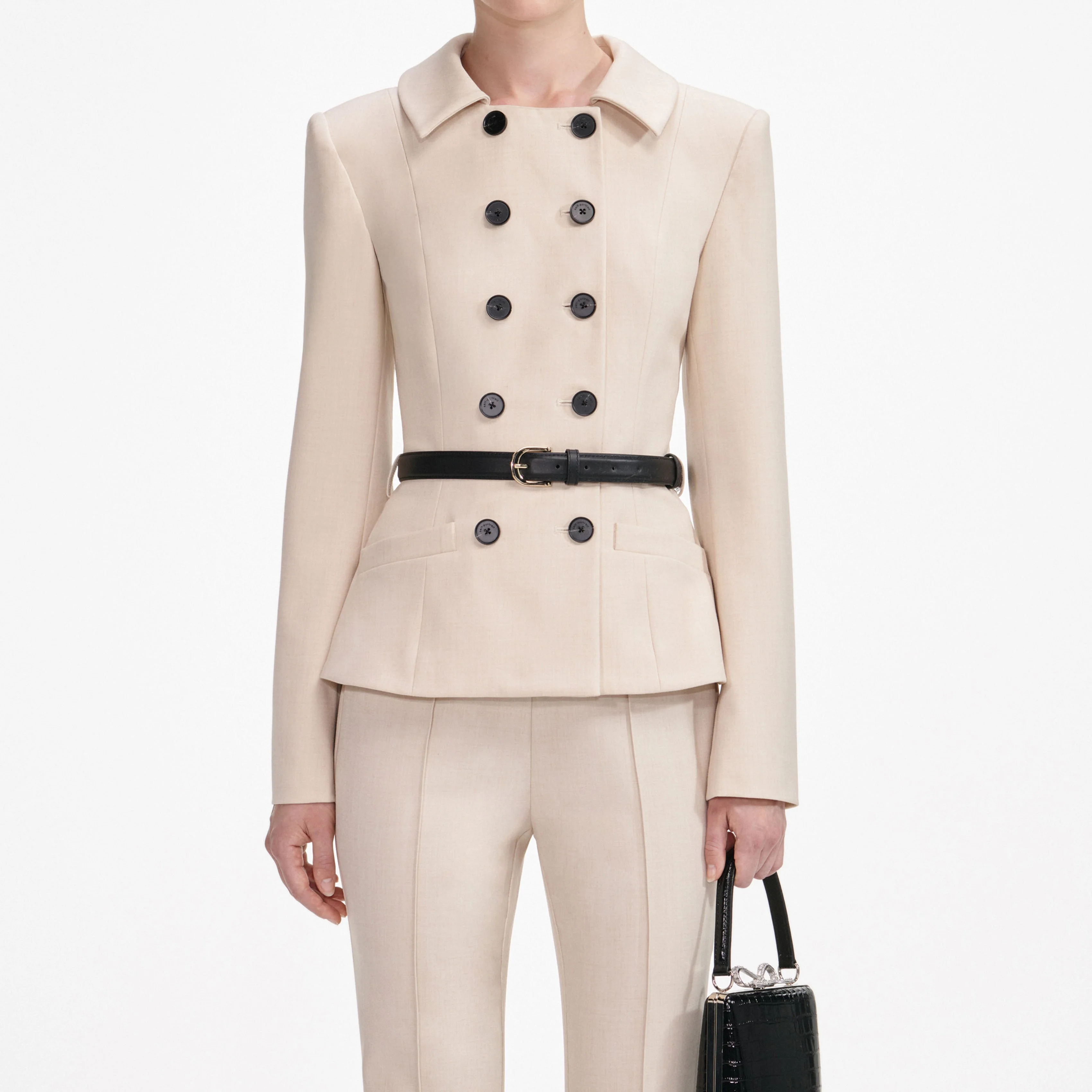 Beige Twill Jumpsuit - Image 4