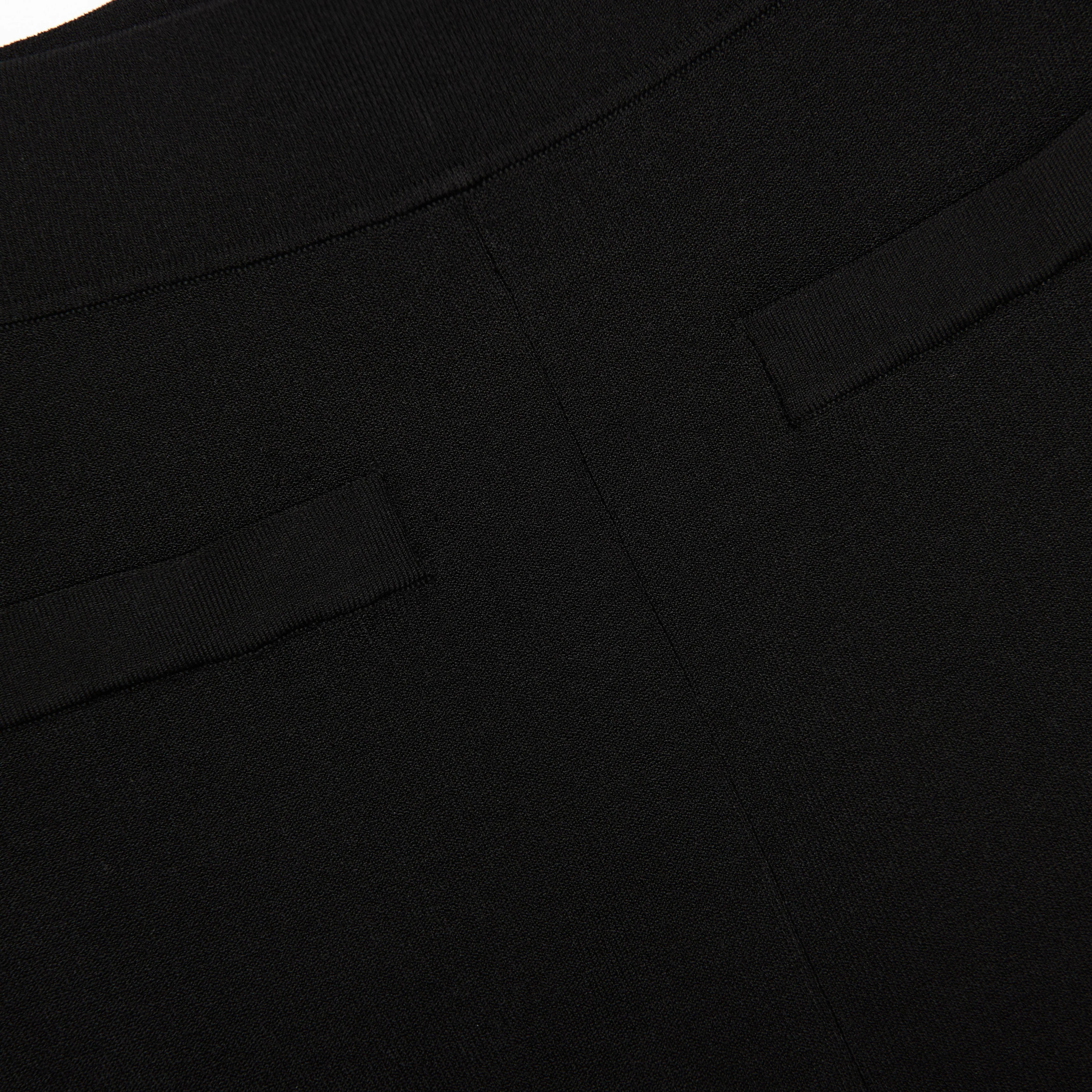 Black Belted Knit Leggings - Image 5