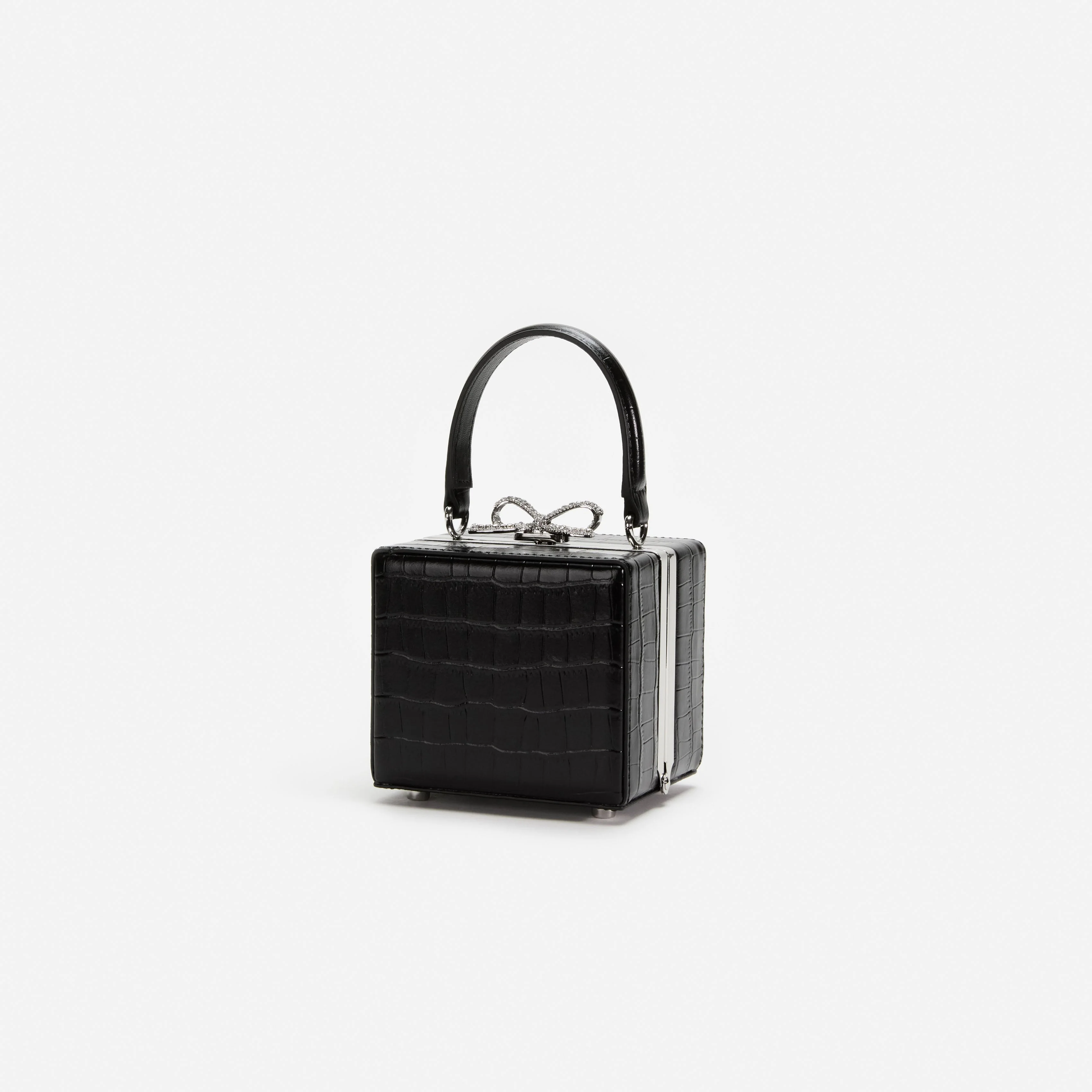 Black Croc Micro Bag - Image 2
