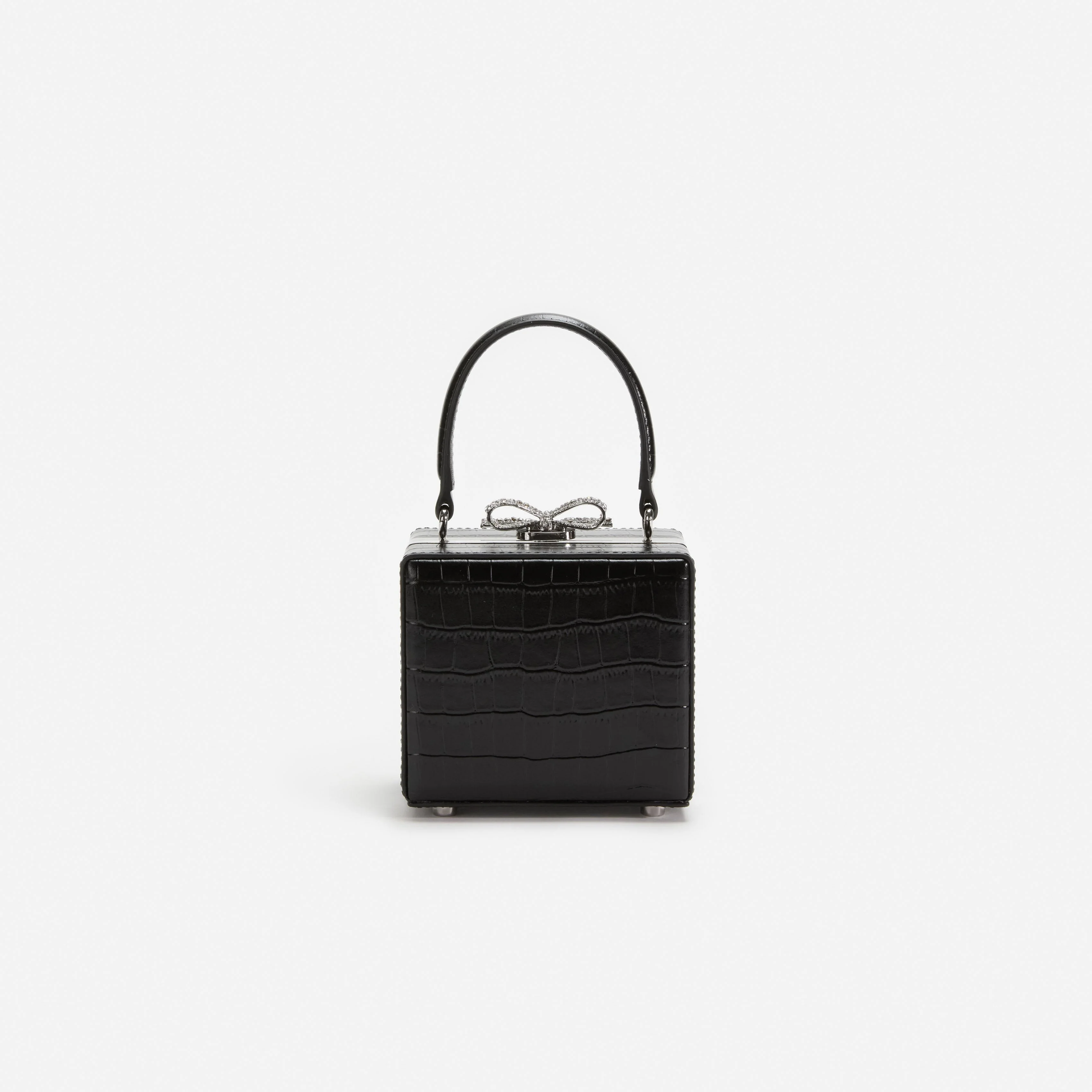 Black Croc Micro Bag - Image 3