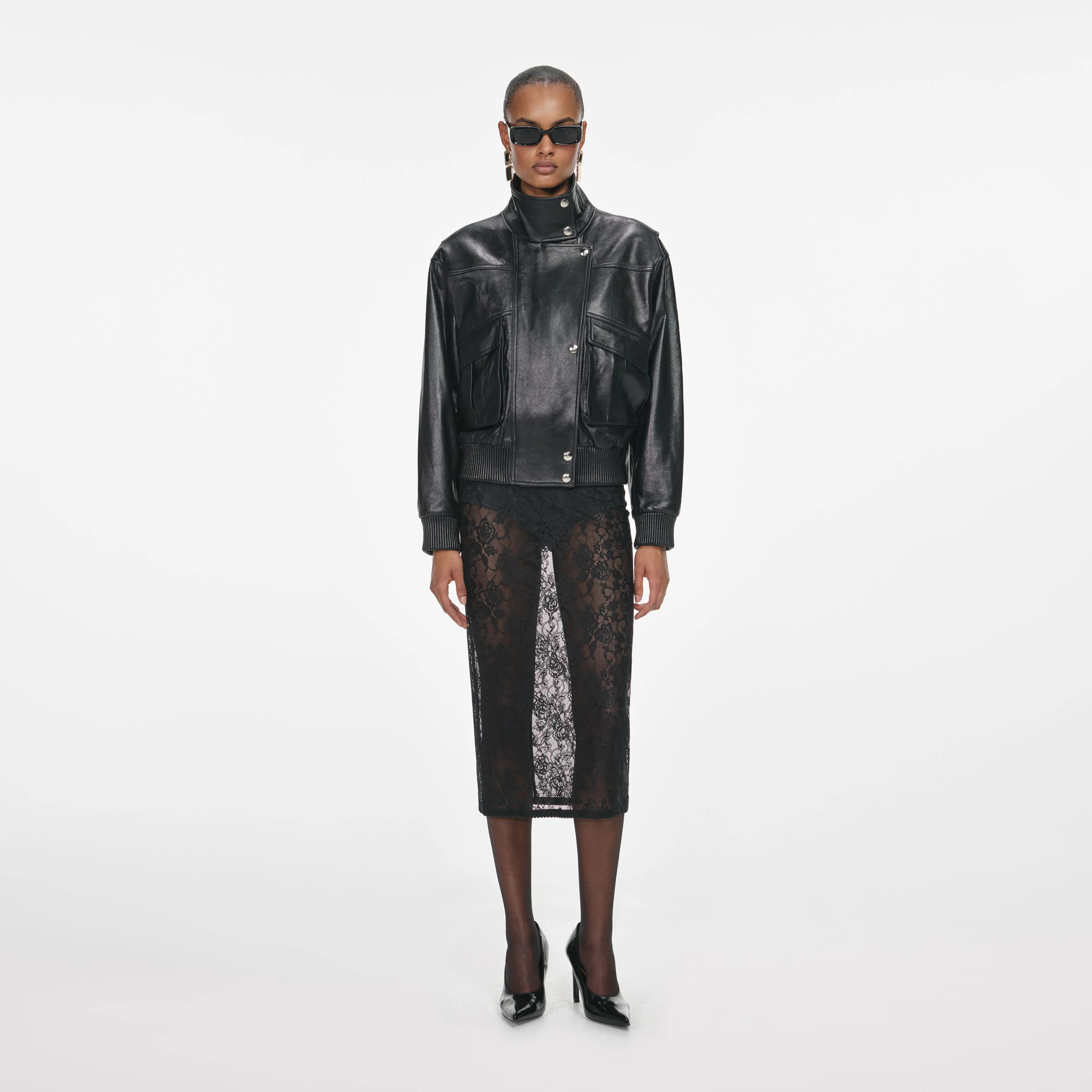 Black Leather Jacket - Image 4