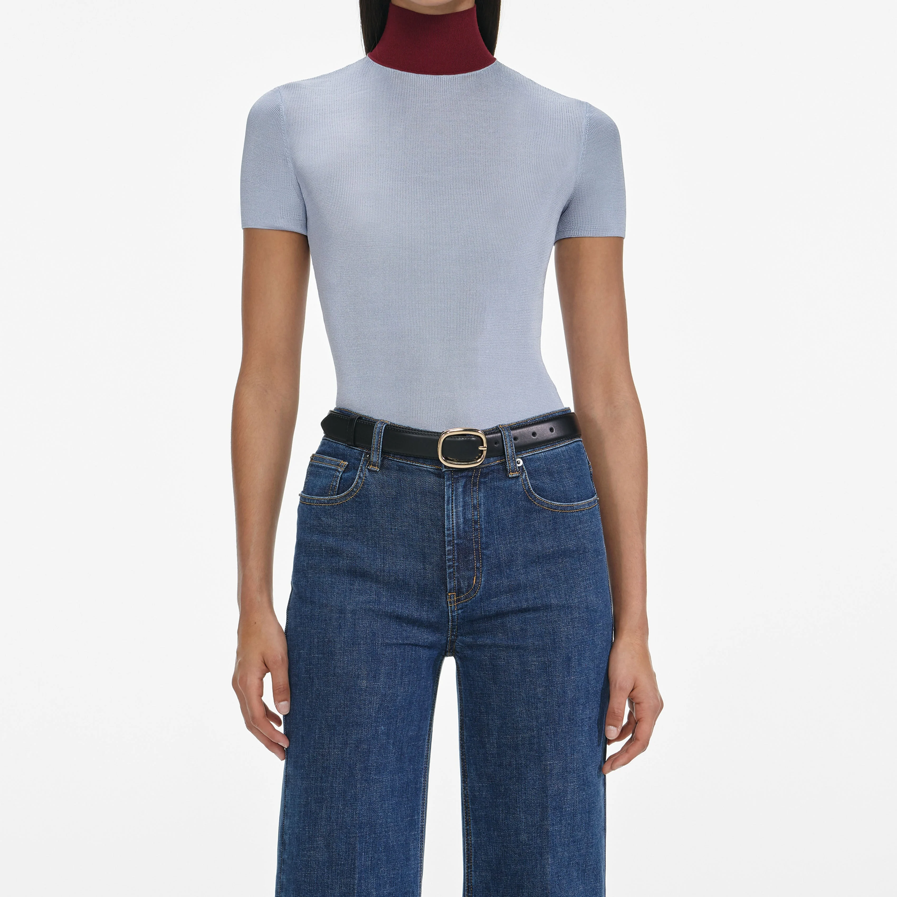 Blue Flared Jeans - Image 4
