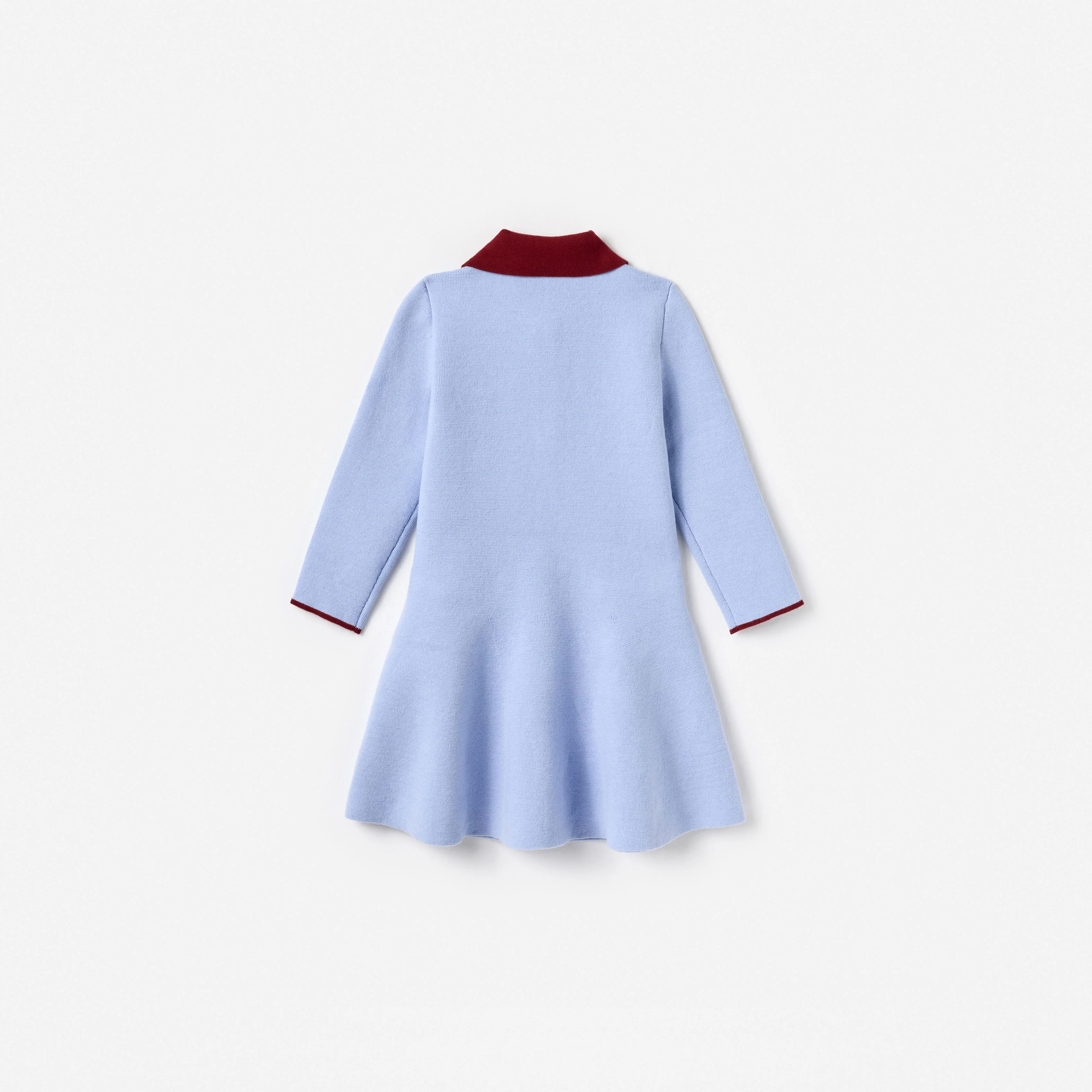 Blue Flat Knit Dress - Image 2