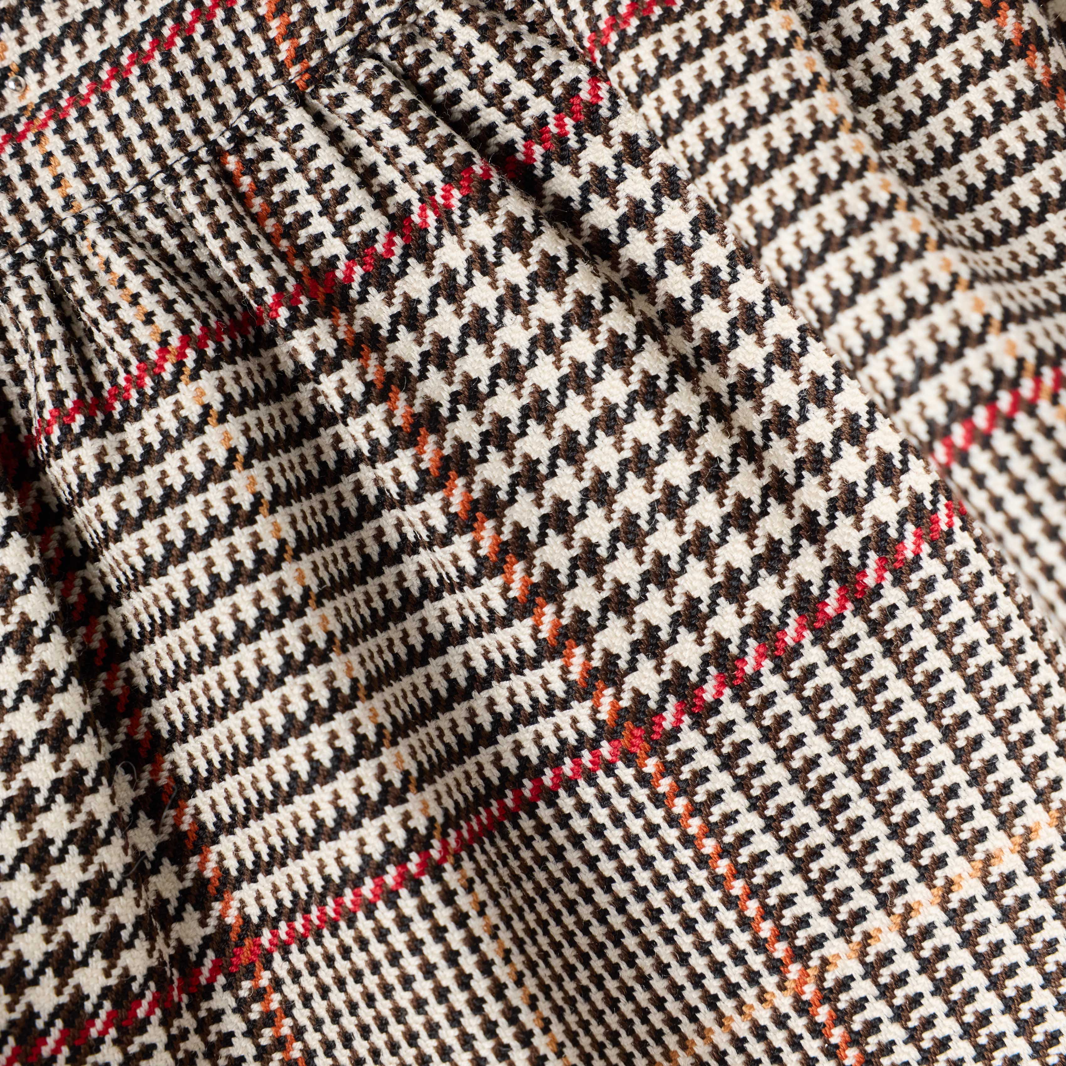 Brown Check Skirt - Image 4