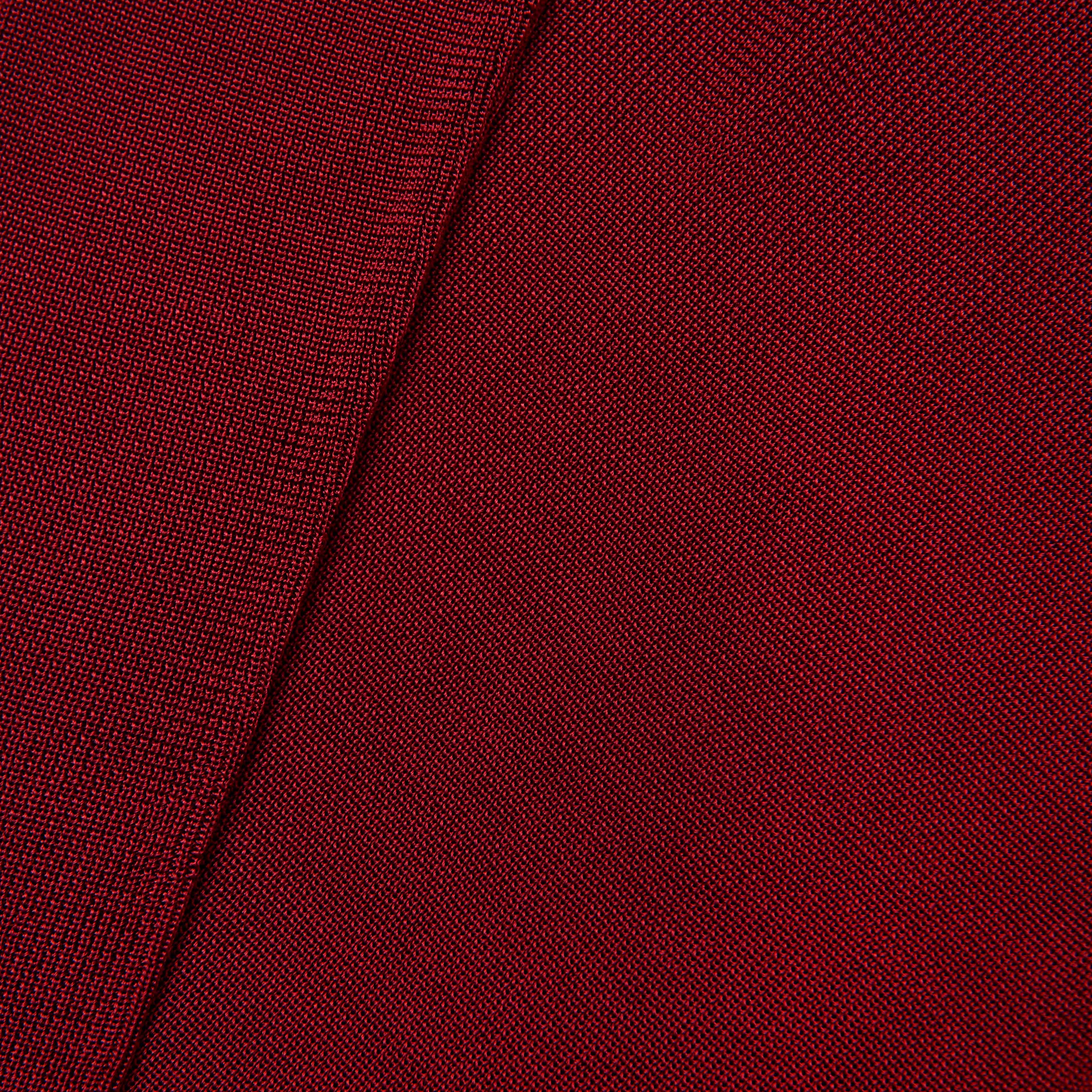 Burgundy Viscose Knit Top - Image 5
