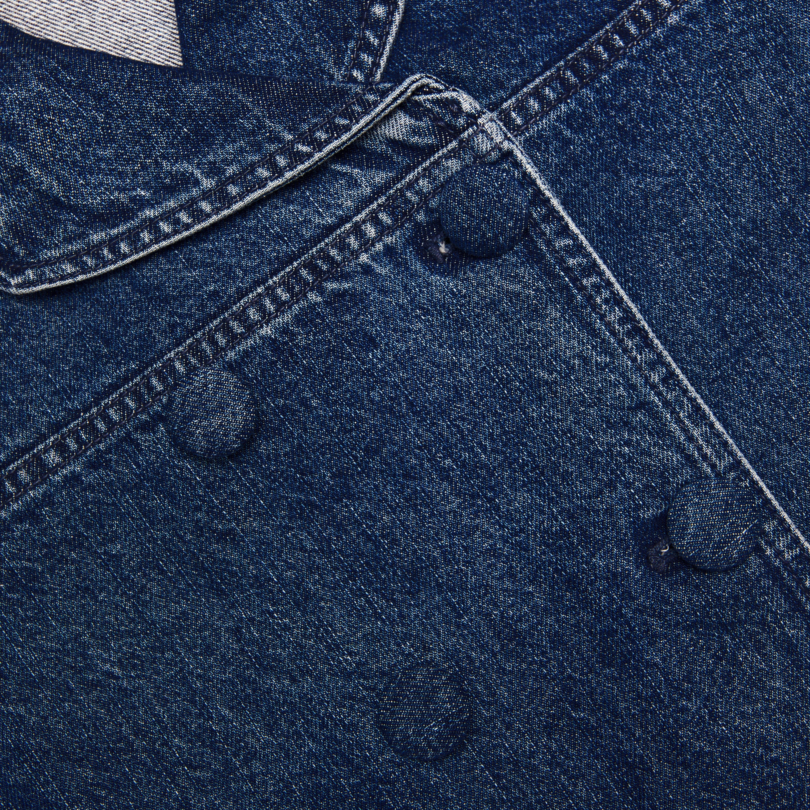 Double Breasted Denim Jacket - Image 5