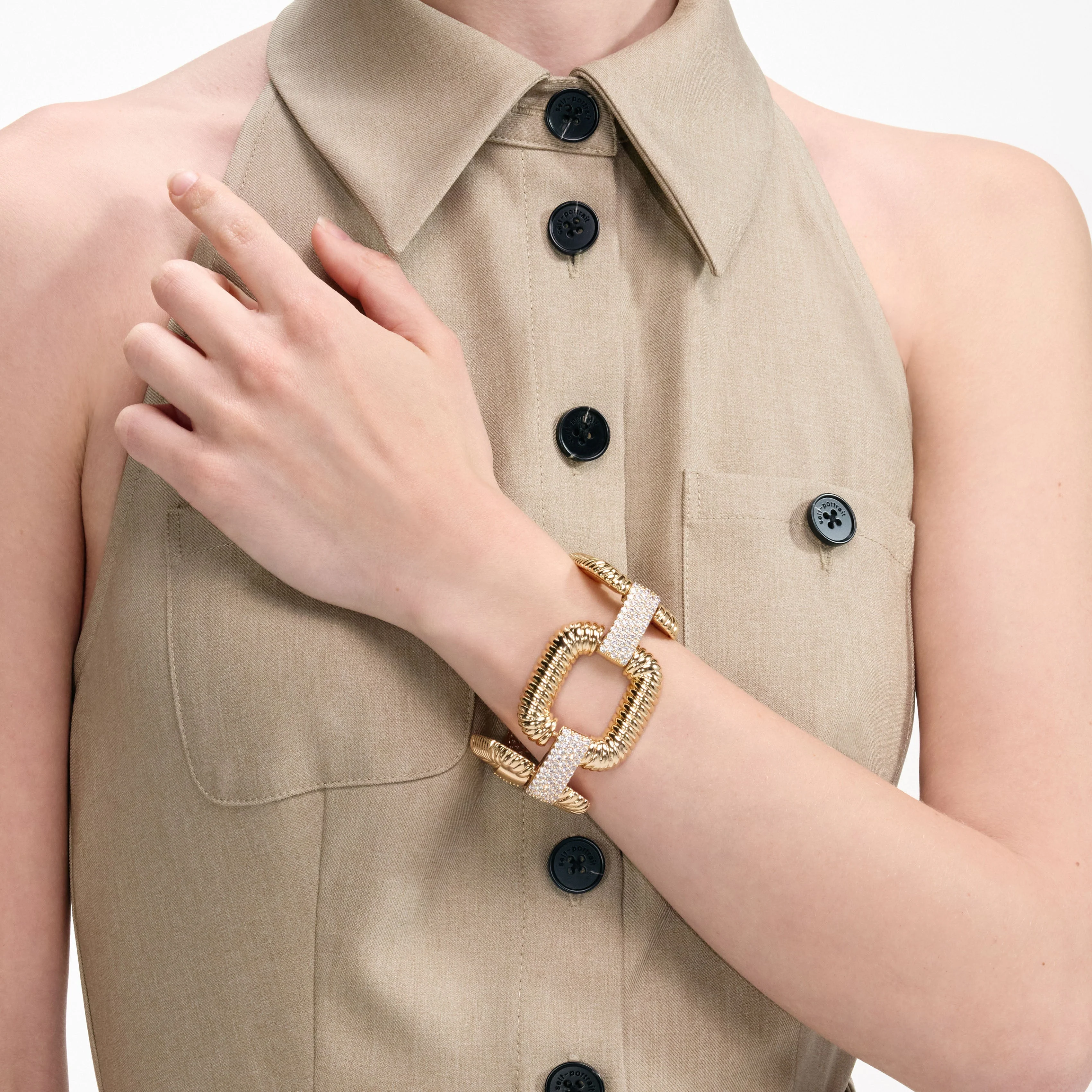 Gold Knocker Bracelet - Image 2