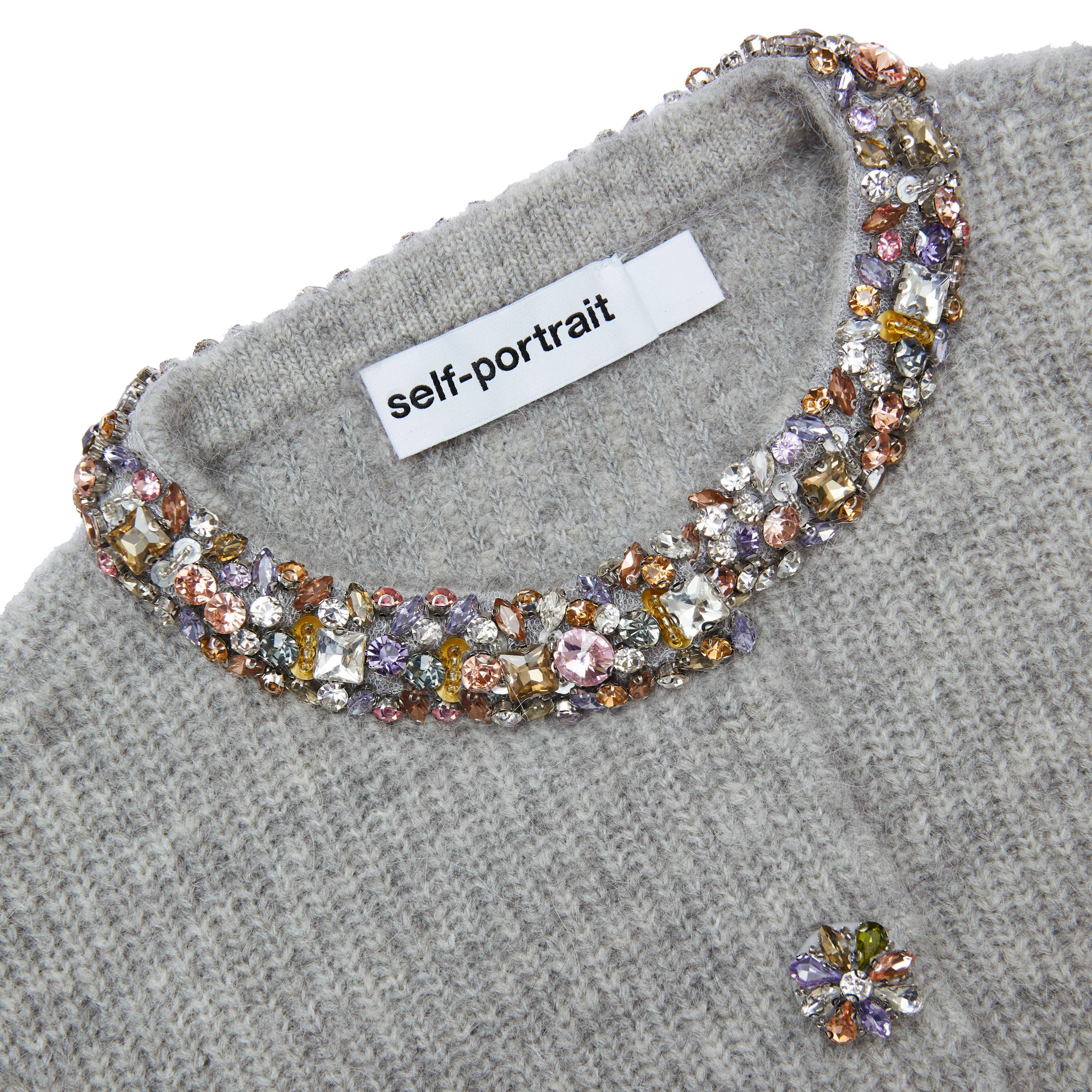 Grey Alpaca Knit Cardigan - Image 5