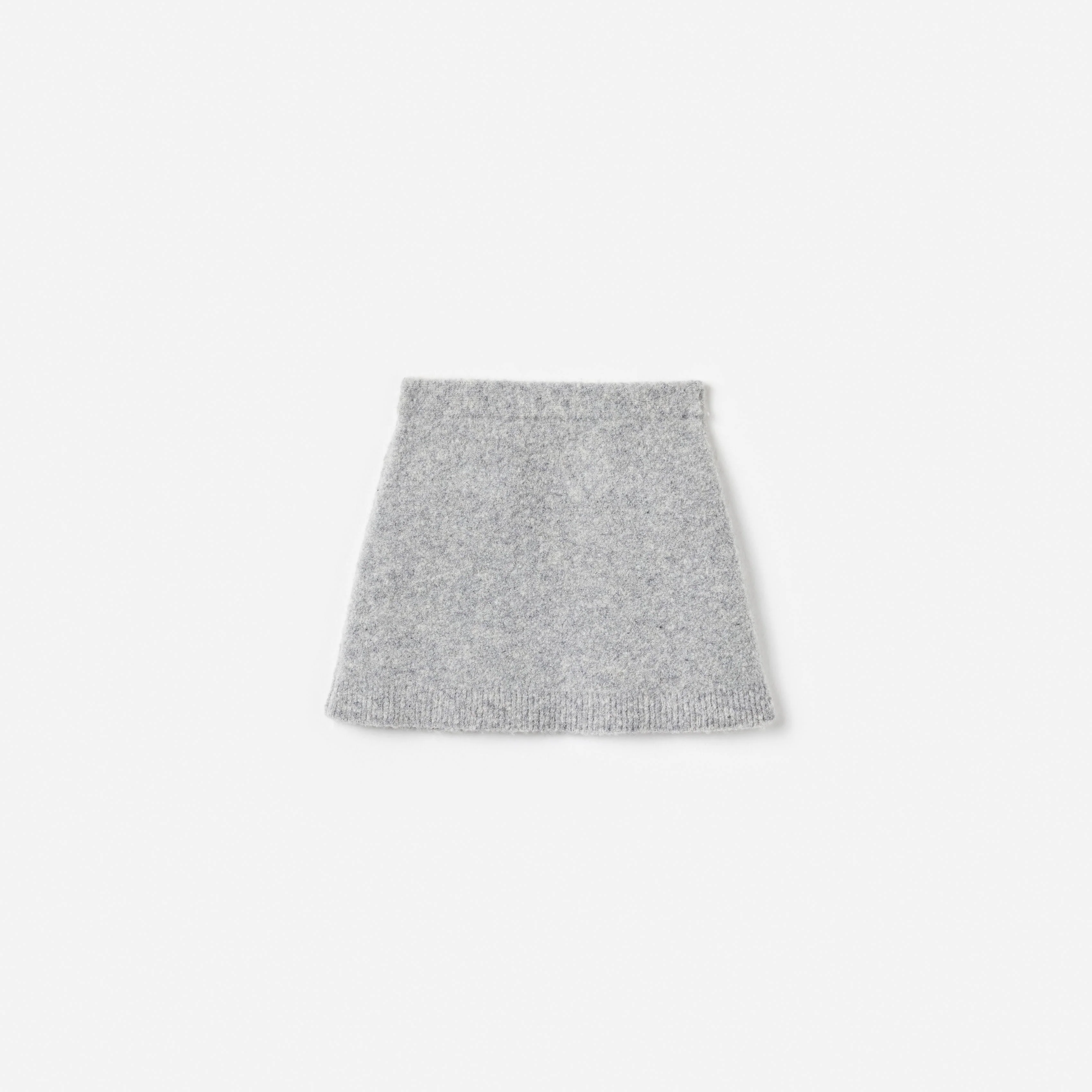 Grey Knit Skirt - Image 2
