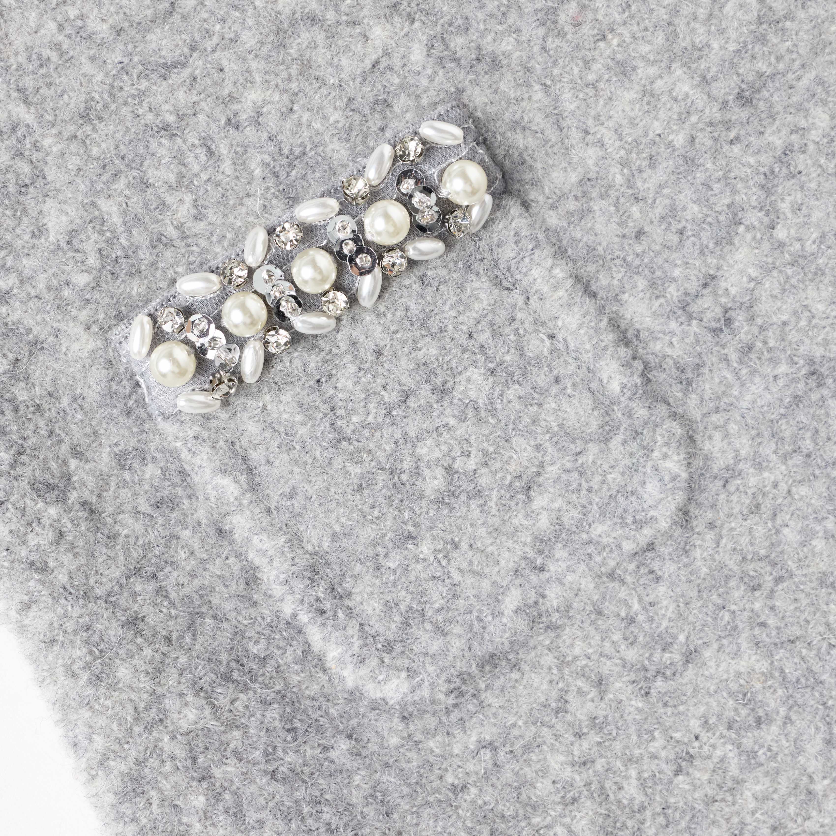 Grey Knit Skirt - Image 3