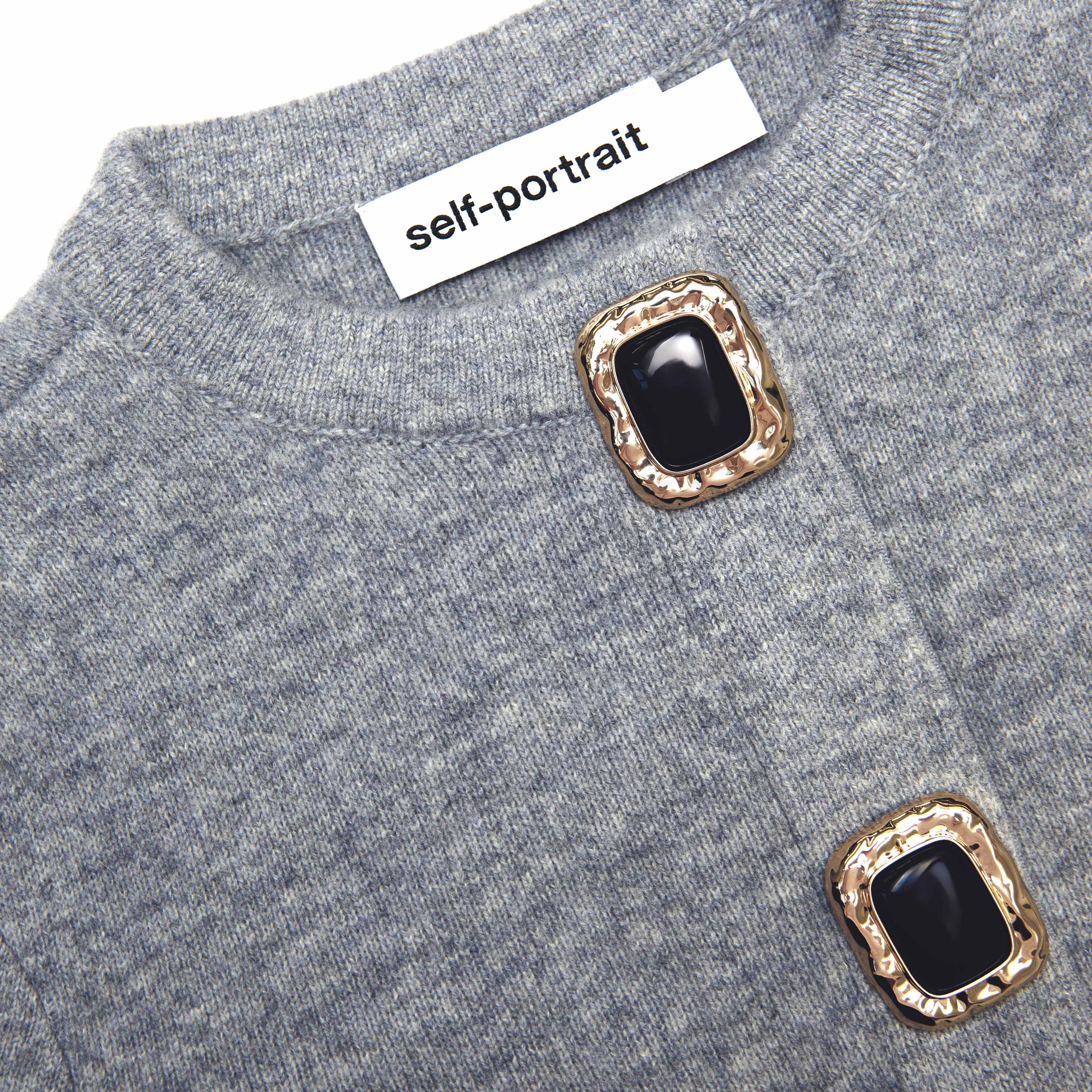 Grey Wool Cardigan - Image 5