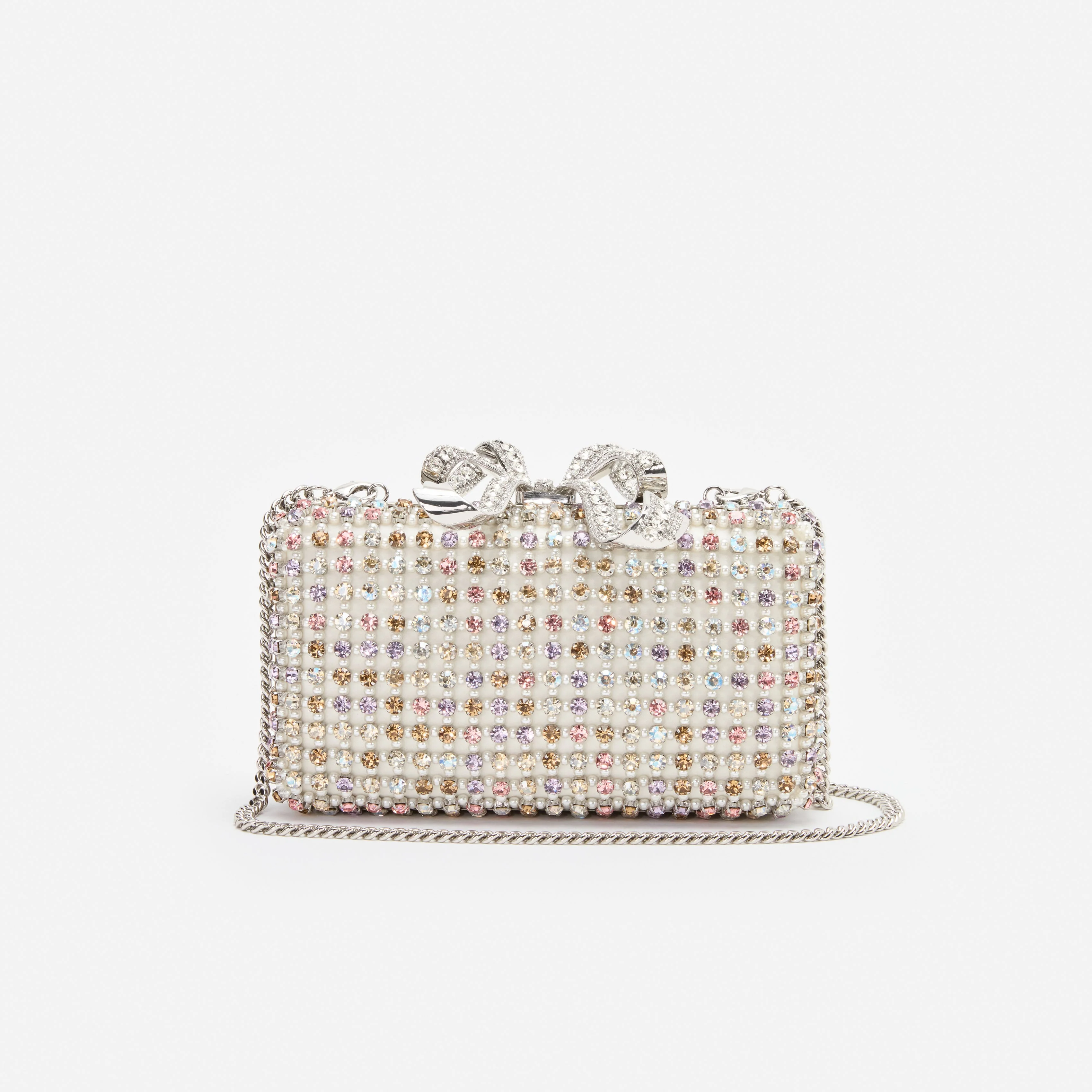 Multi Crystal Clutch Bag - Image 4