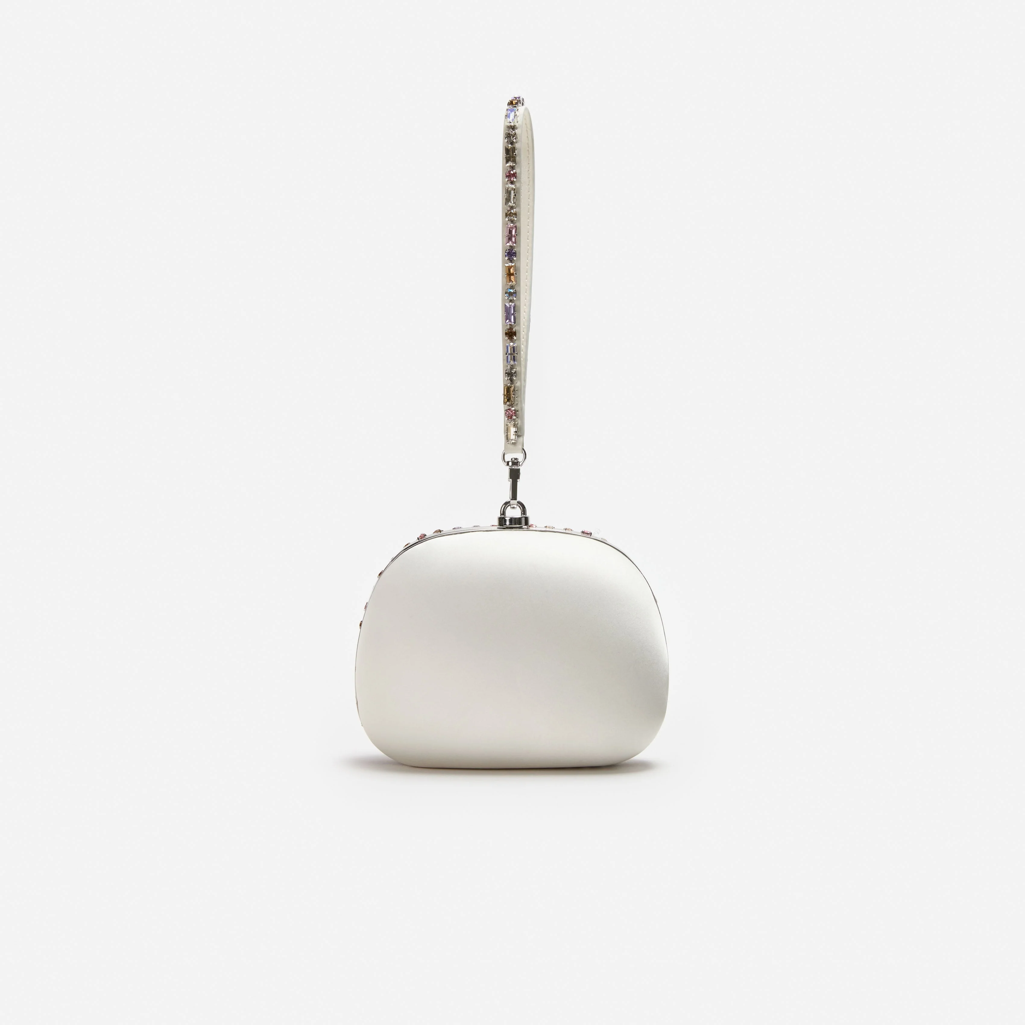 Multi Crystal Top Handle Clutch Bag - Image 3