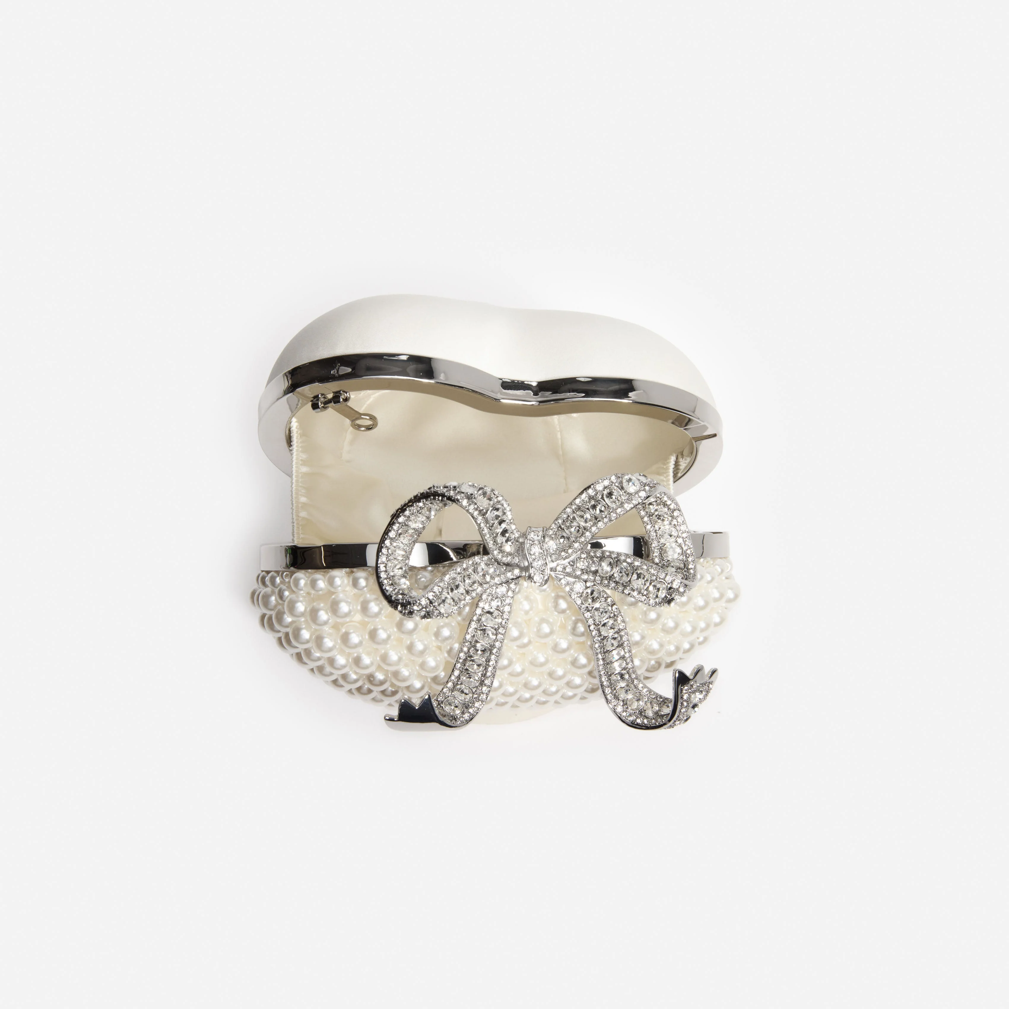 Pearl Heart Clutch Bag - Image 5