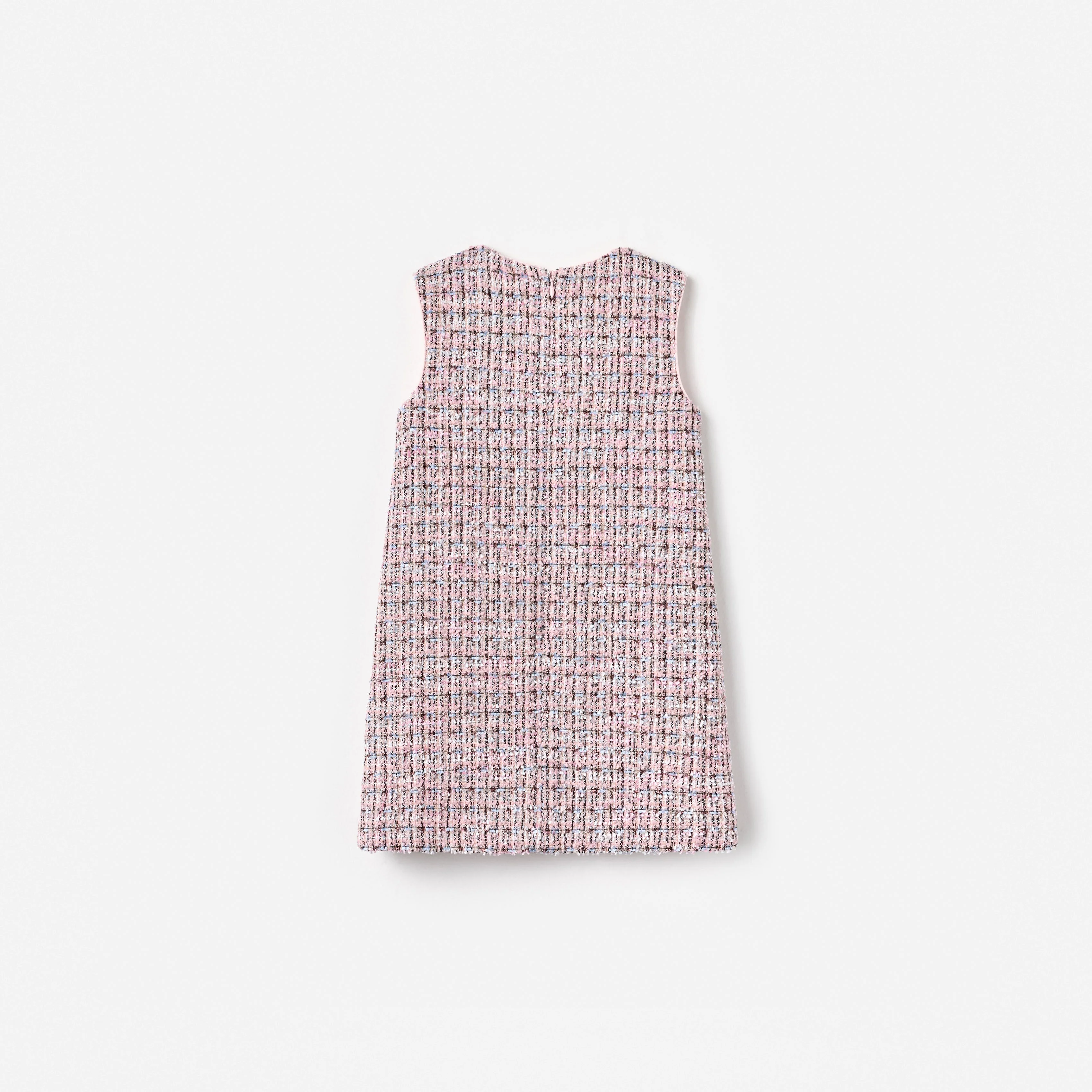 Pink Boucle Dress - Image 2