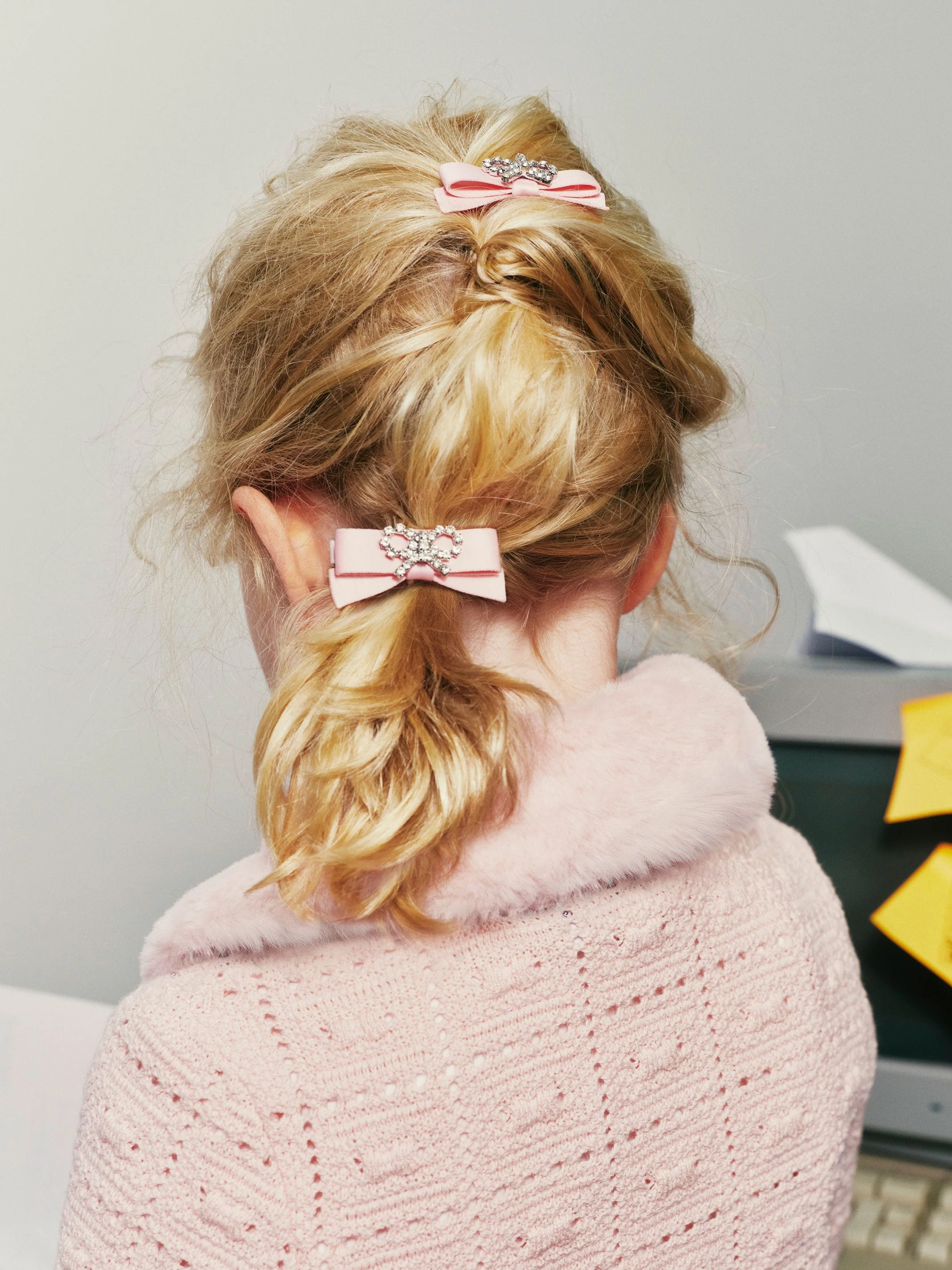 Satin Bow Hairclips - Image 3