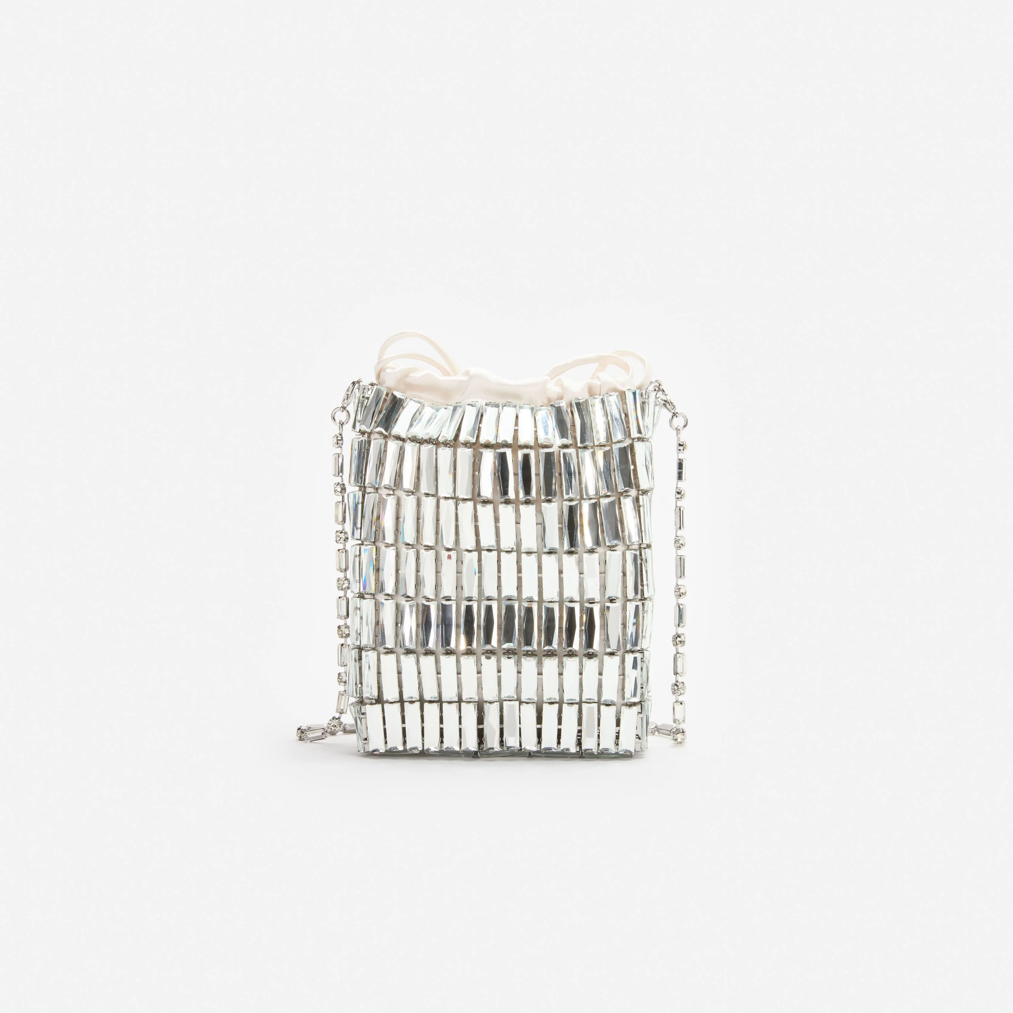 Silver Crystal Mini Bag - Image 3