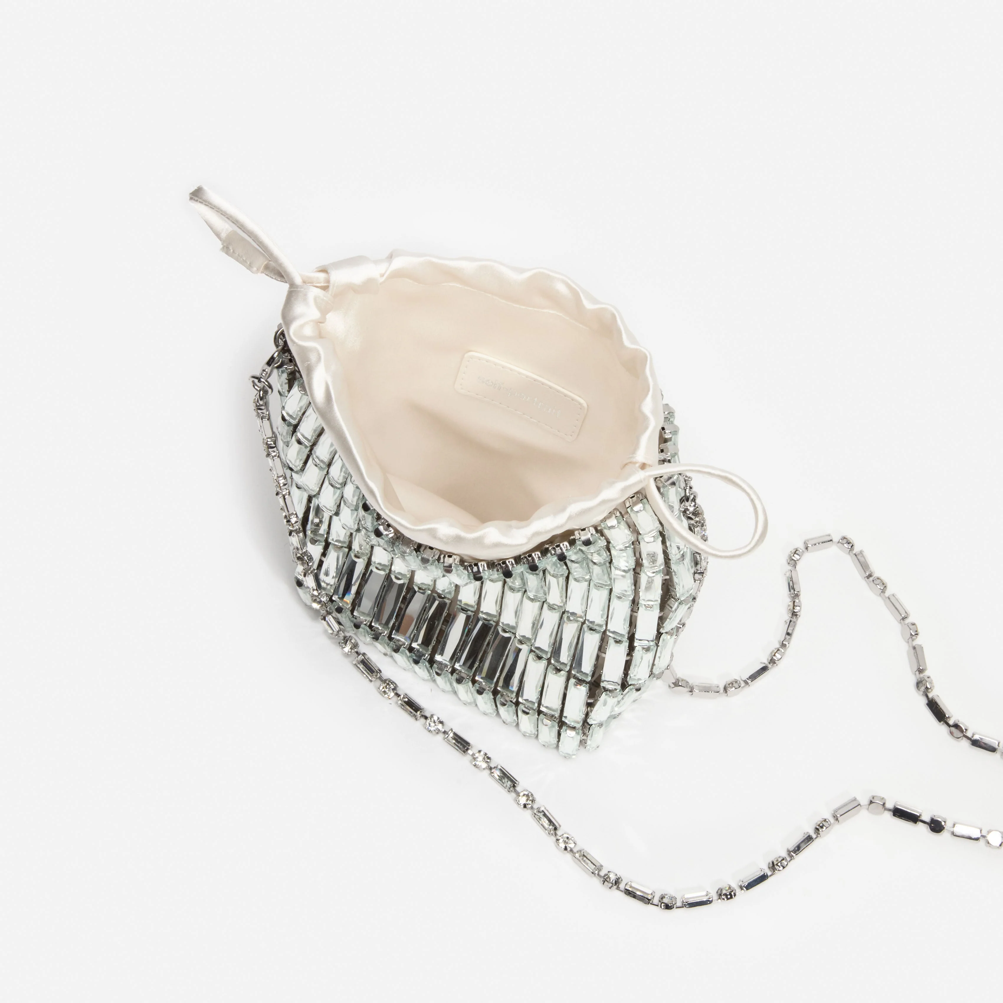 Silver Crystal Mini Bag - Image 4