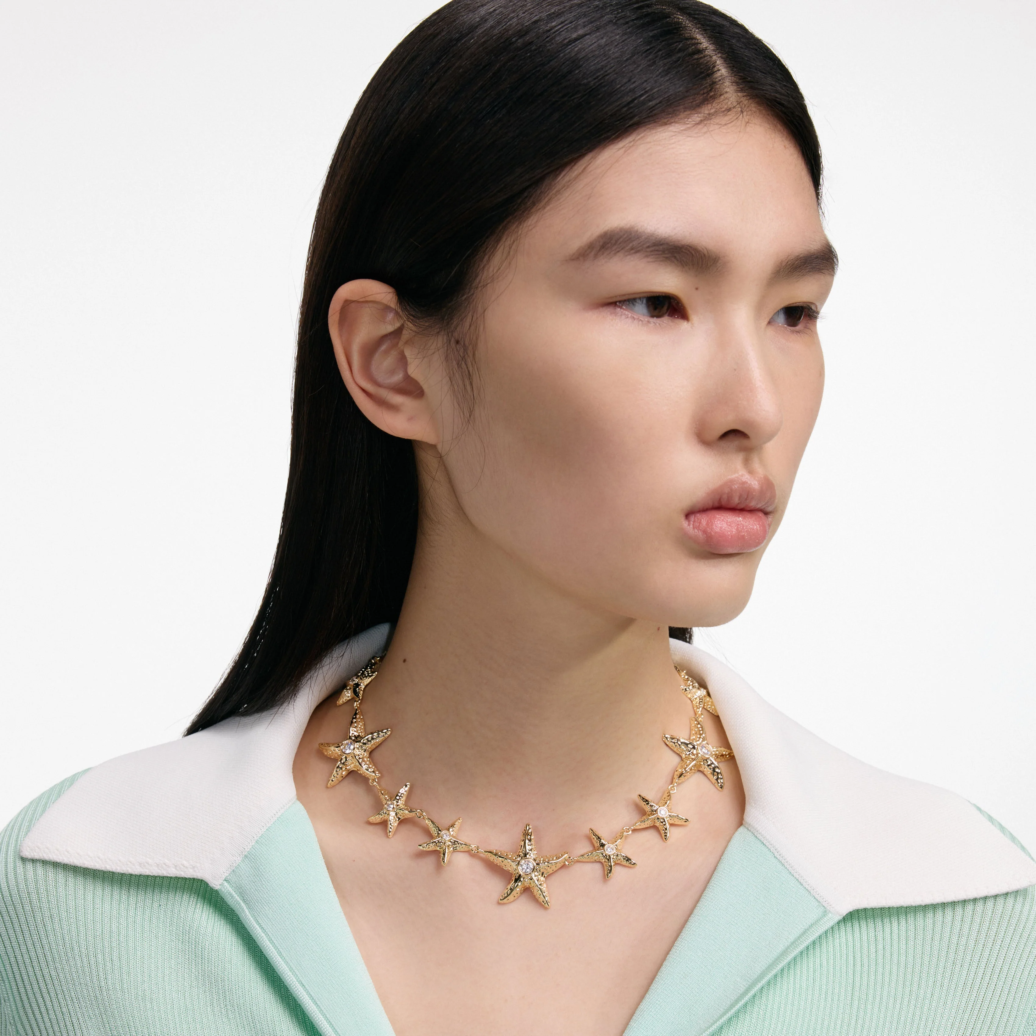 Mottled Gold Sea Star Necklace - Image 2
