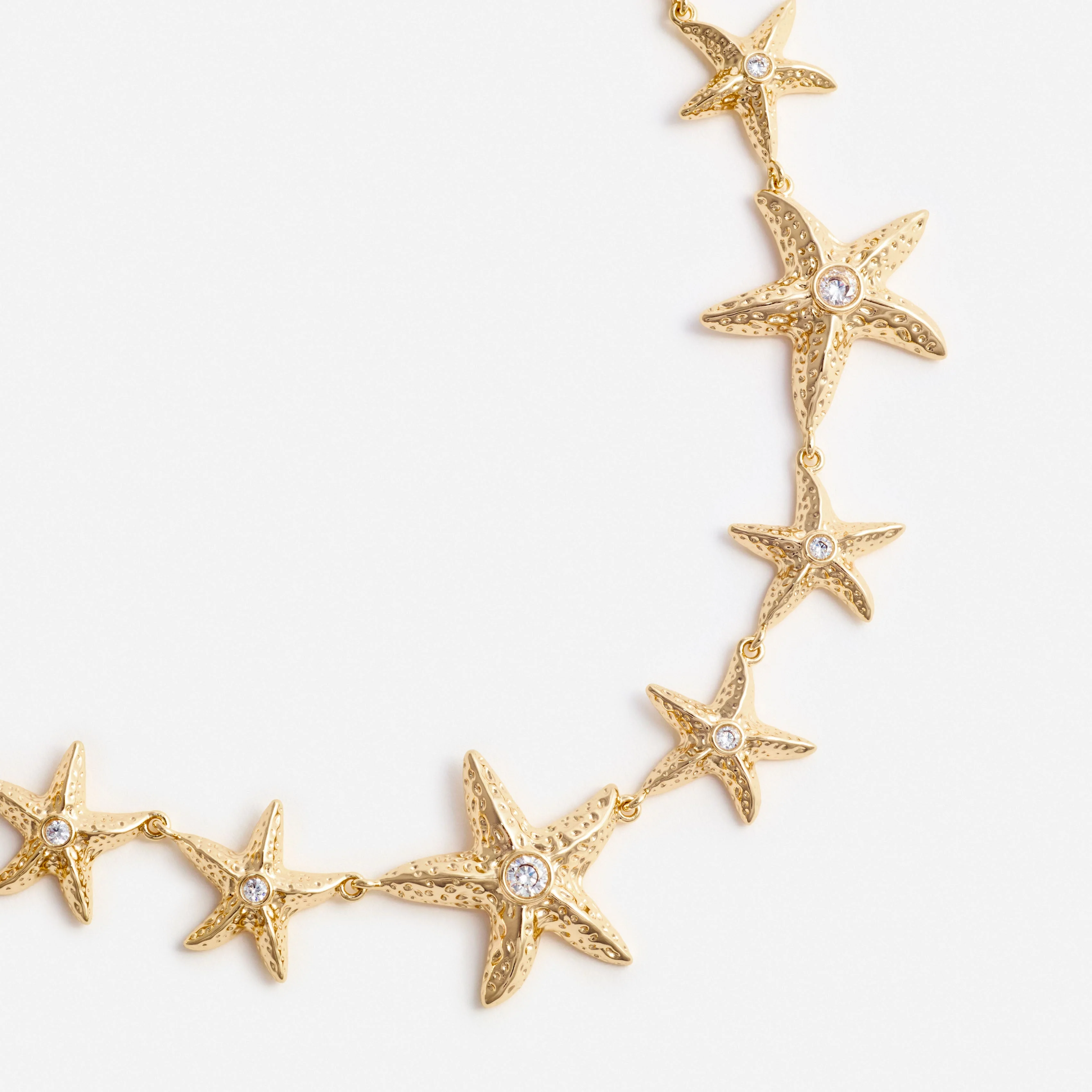 Mottled Gold Sea Star Necklace - Image 3