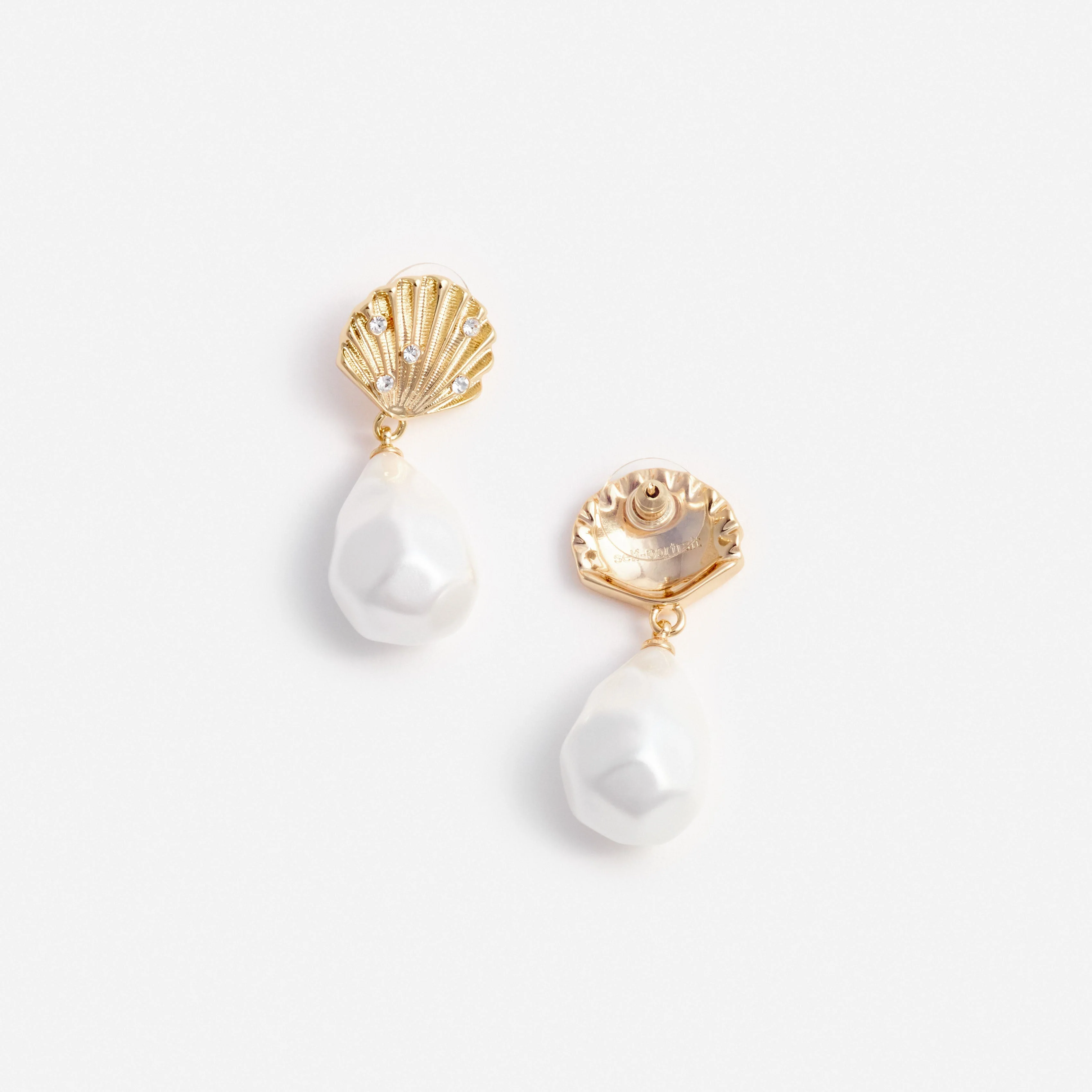Tiered Shell Earrings - Image 3