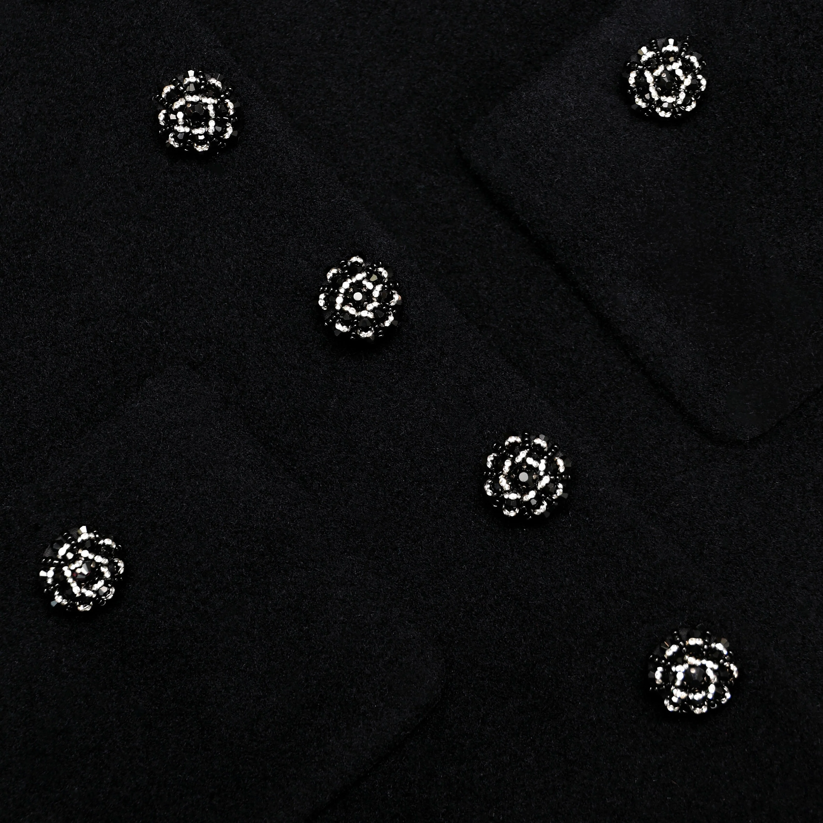 Black Button Down Jacket - Image 6