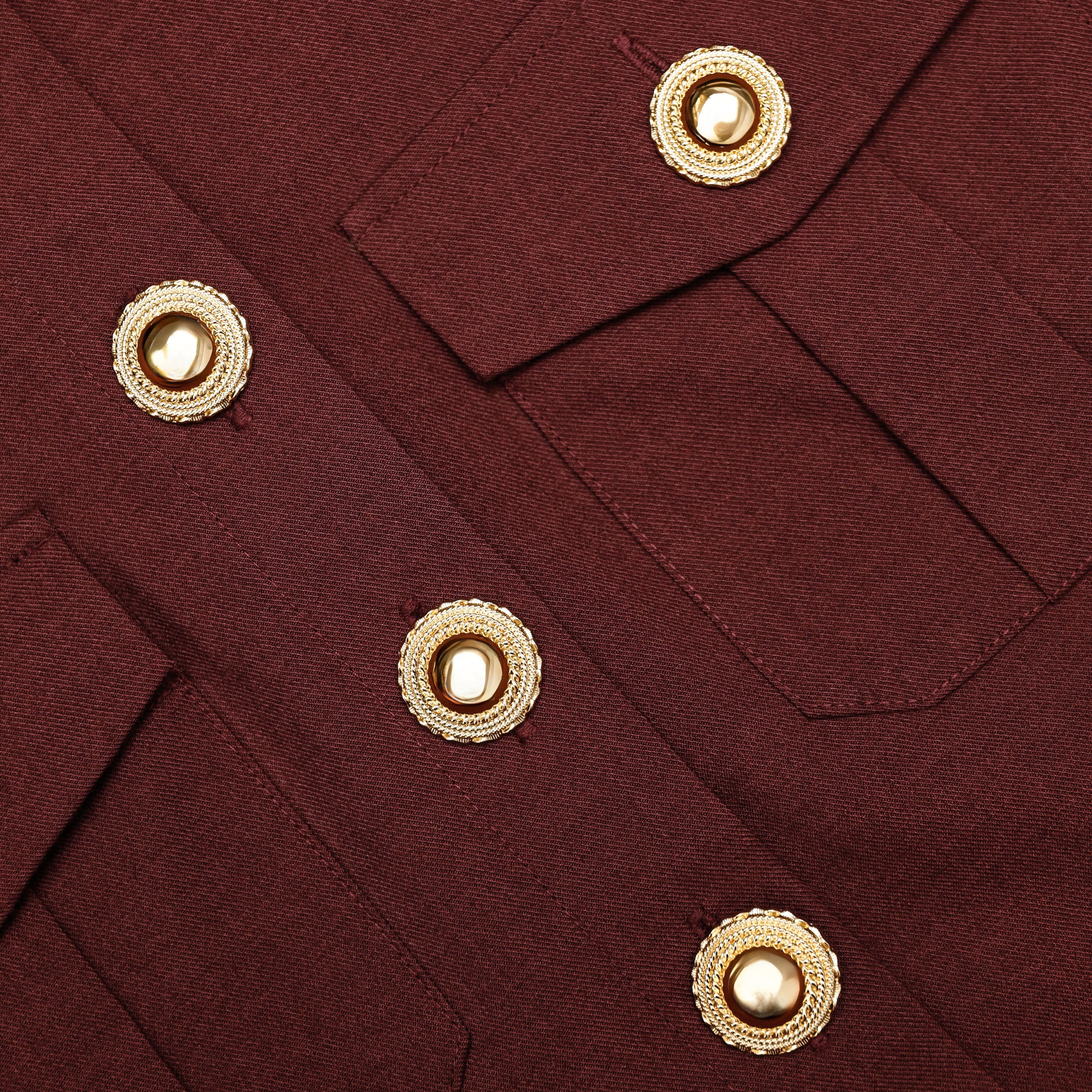Brown Twill Maxi Dress - Image 6