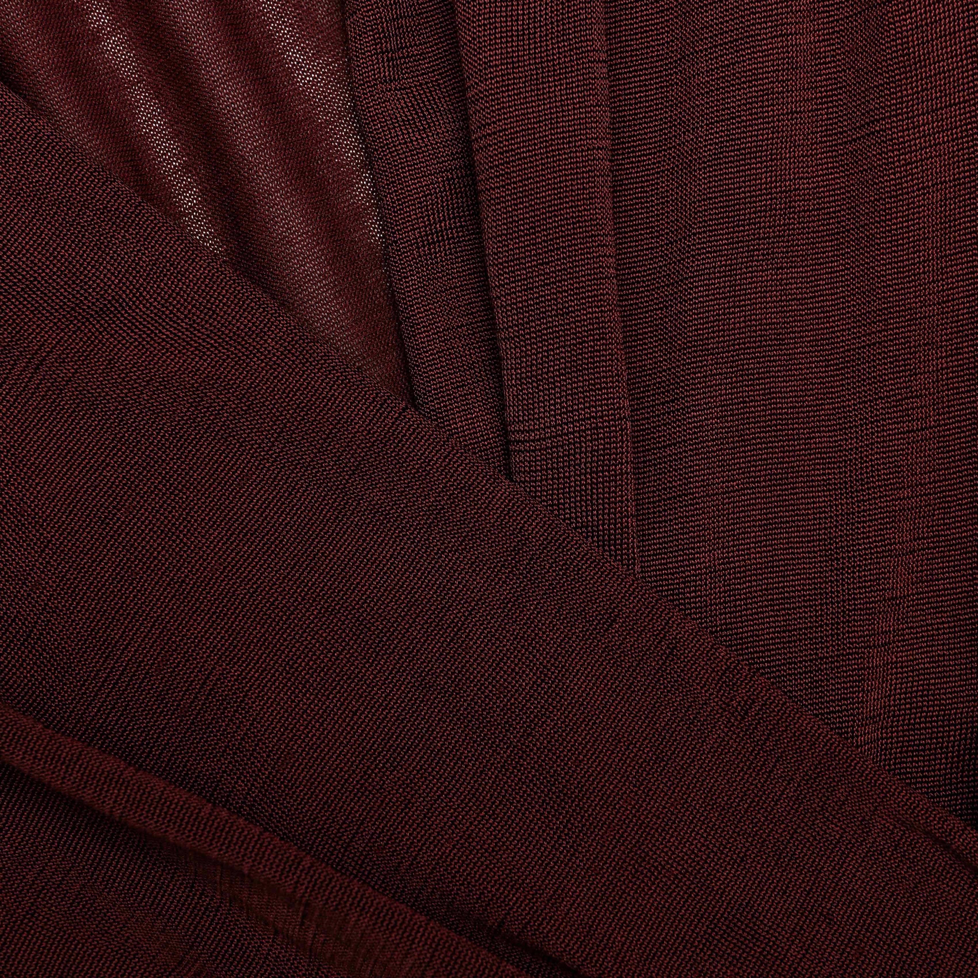 Brown Viscose Knit Bodysuit - Image 6