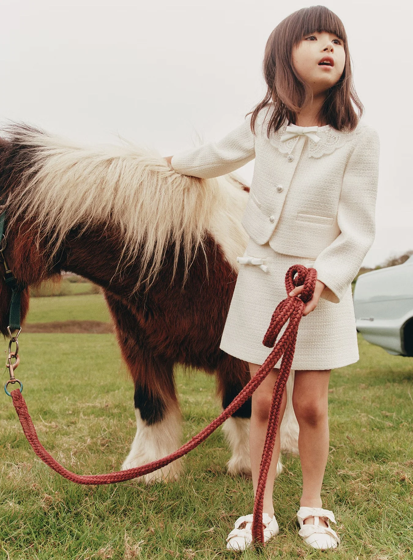 Cream Boucle Jacket - Image 3