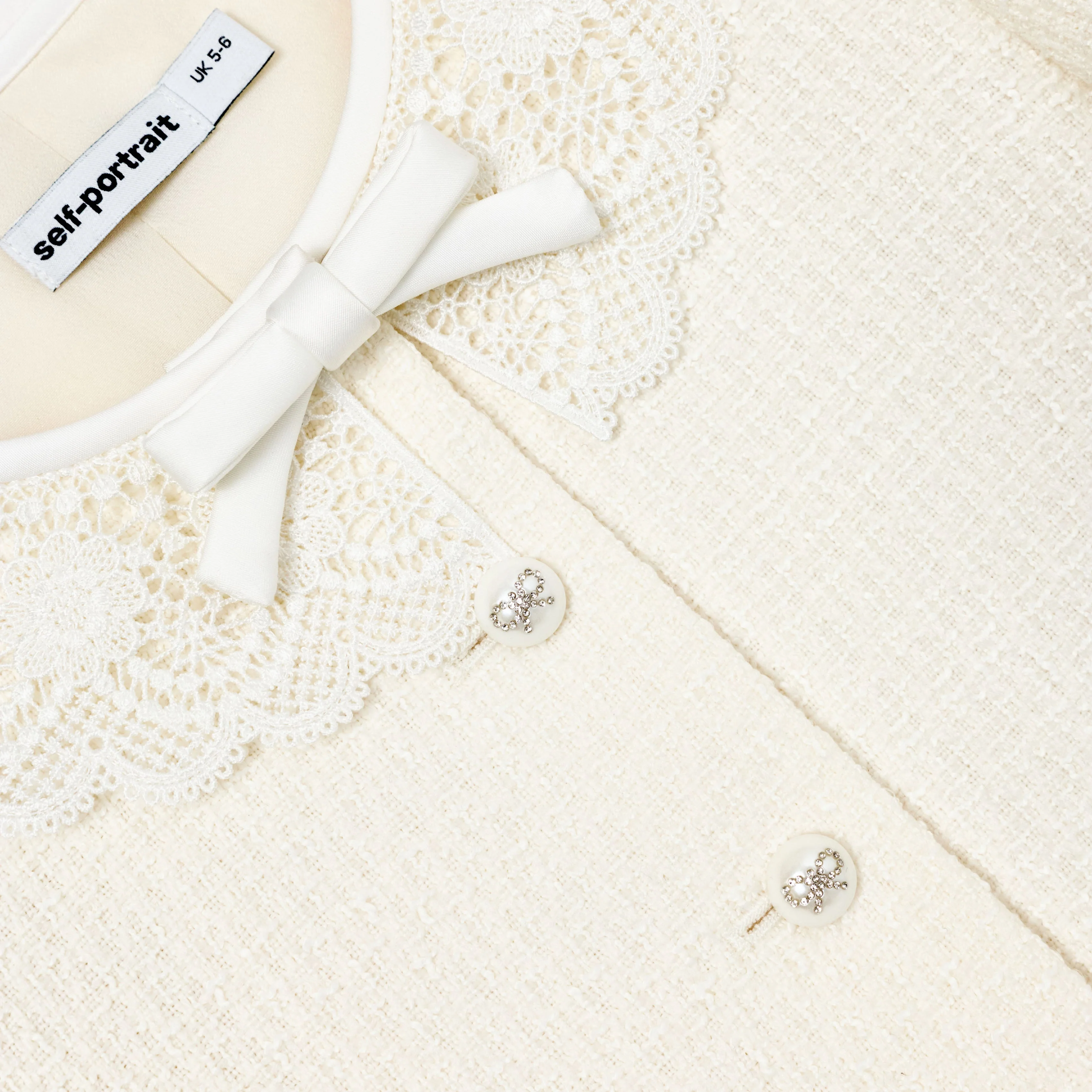 Cream Boucle Jacket - Image 4