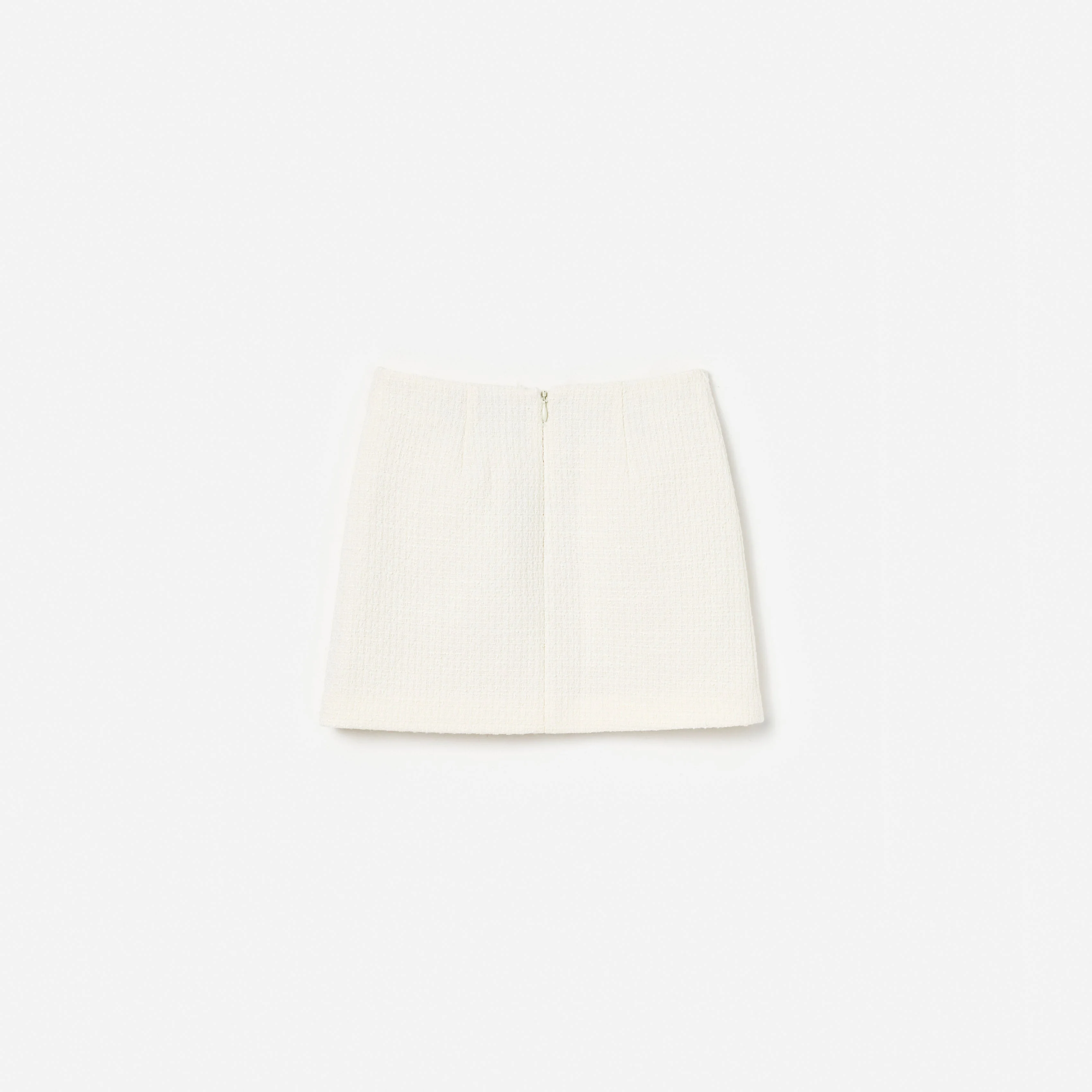 Cream Boucle Skirt - Image 2