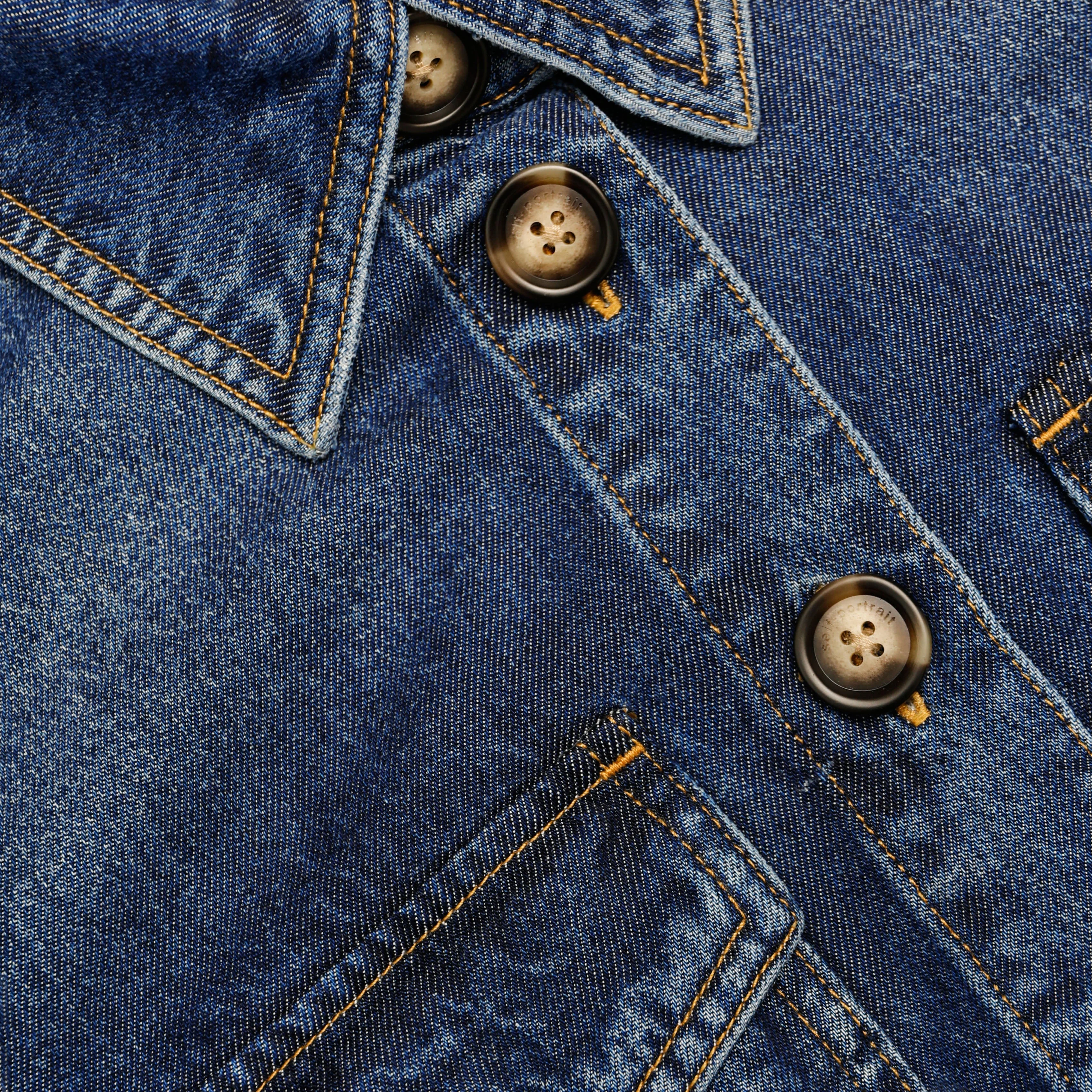 Denim Relaxed Fit Jumpsuit - Image 6