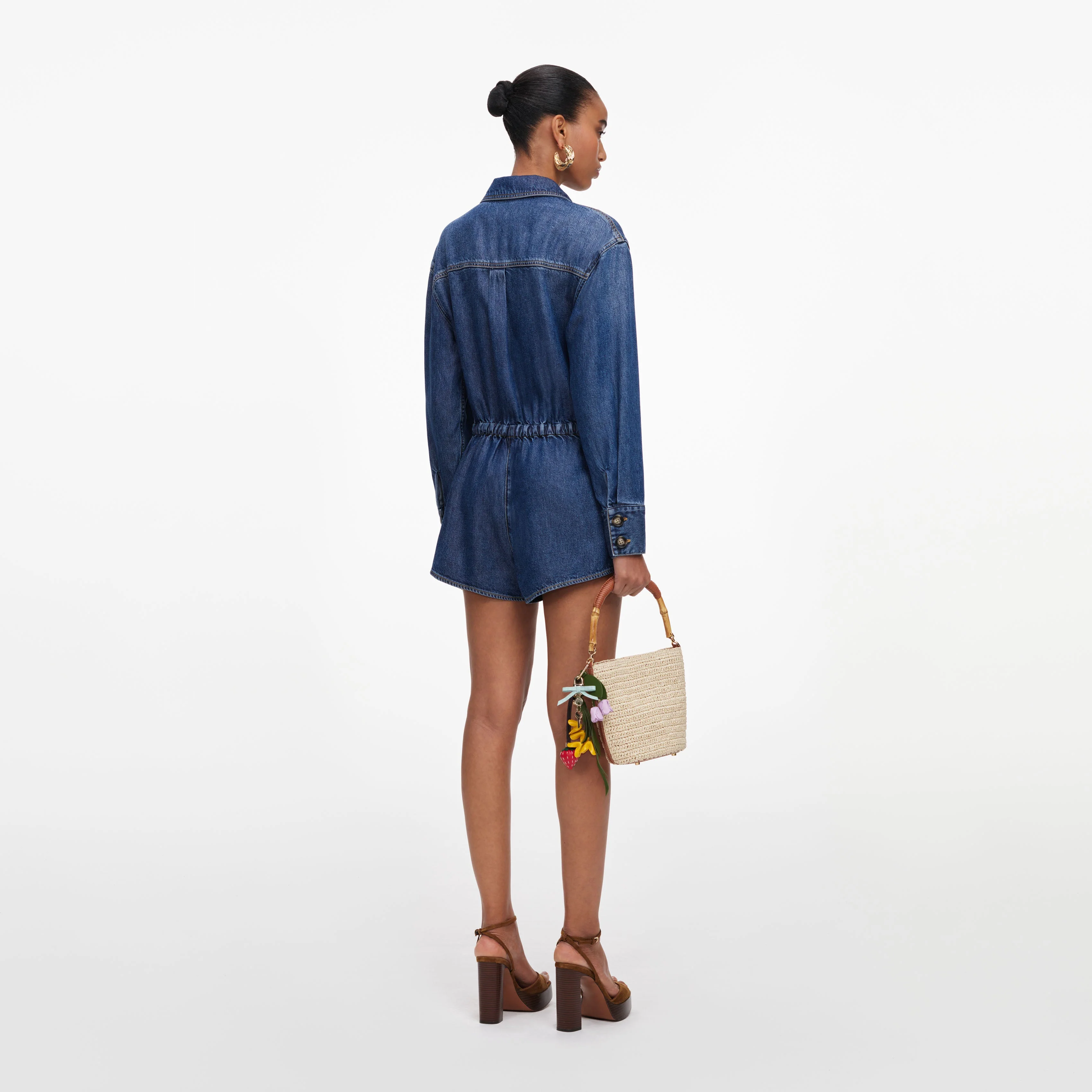 Denim Relaxed Fit Playsuit - Image 3