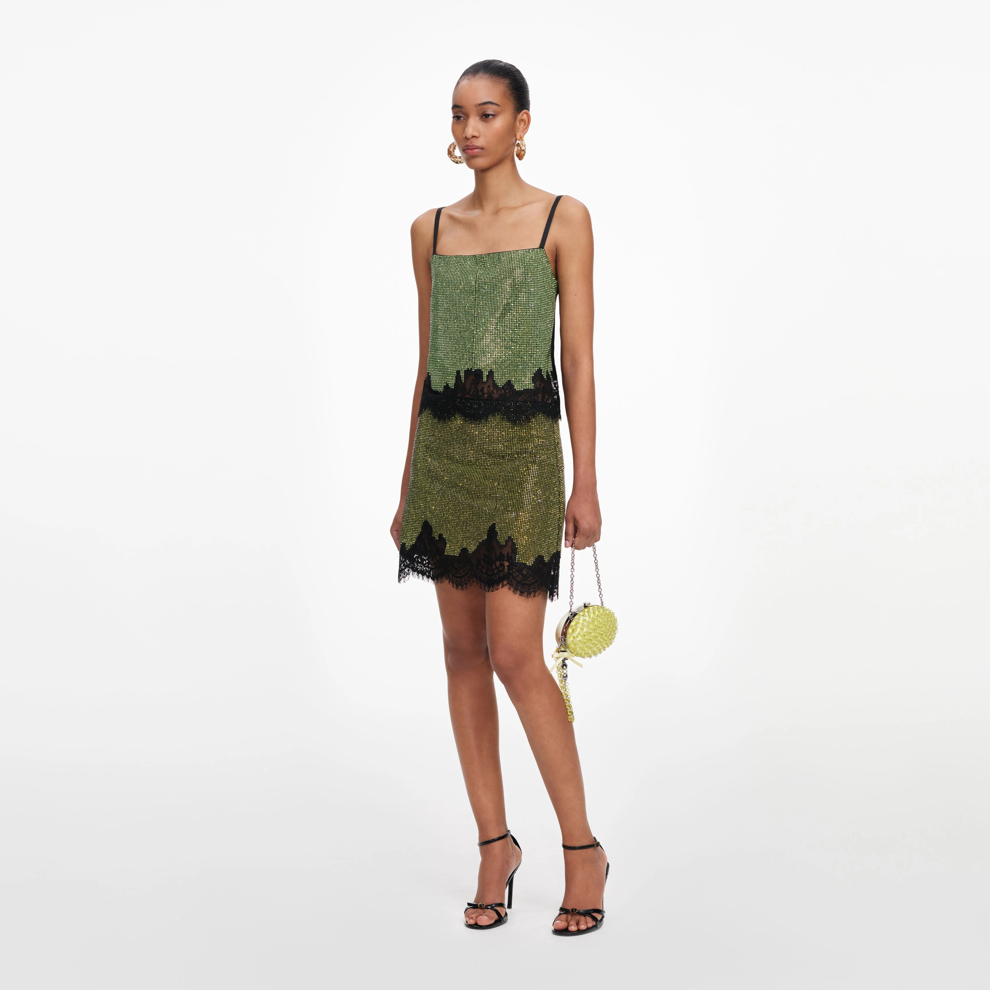 Green Crystal Chainmail Top - Image 2