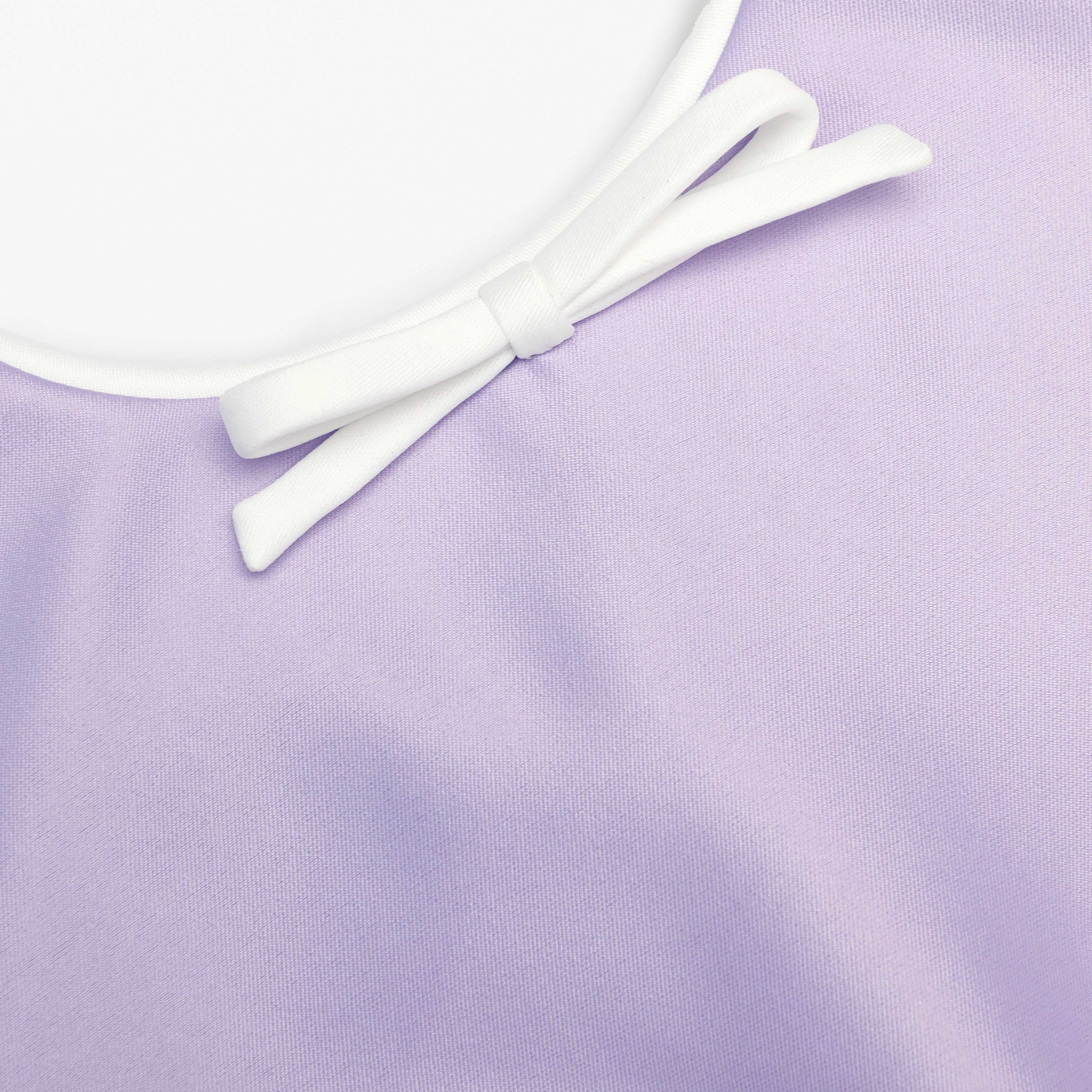 Lilac Taffeta Mini Dress - Image 6