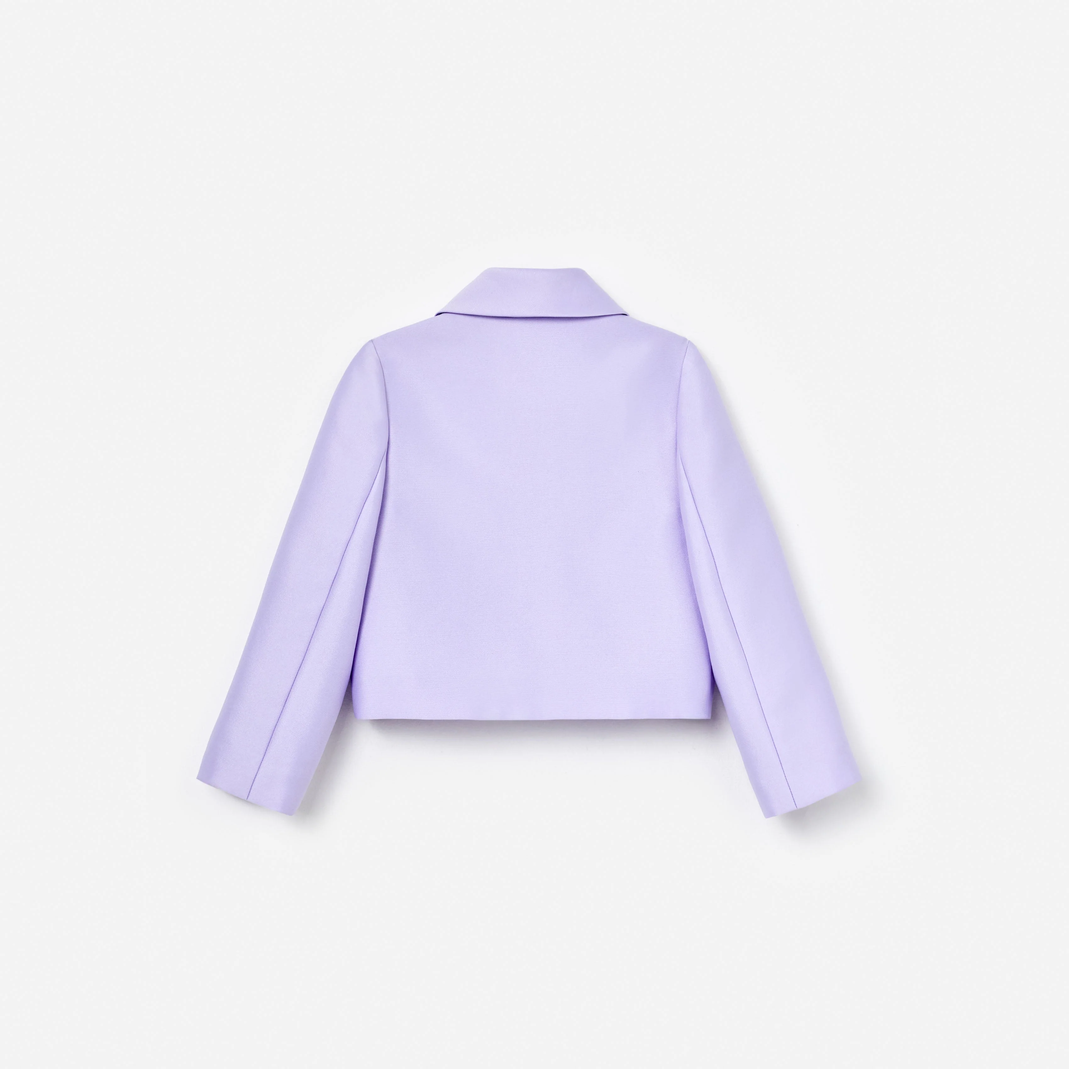 Lilac Taffeta Sequin Embellished Jacket - Image 2