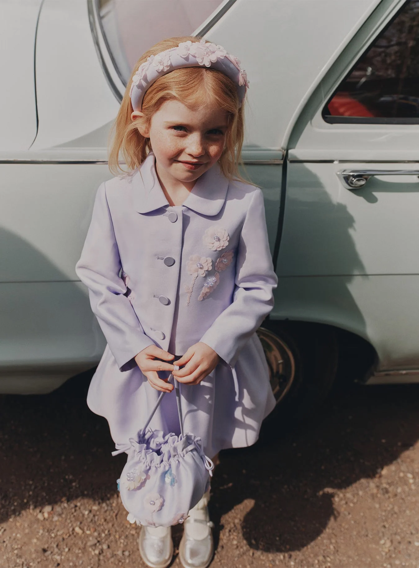 Lilac Taffeta Skort - Image 3