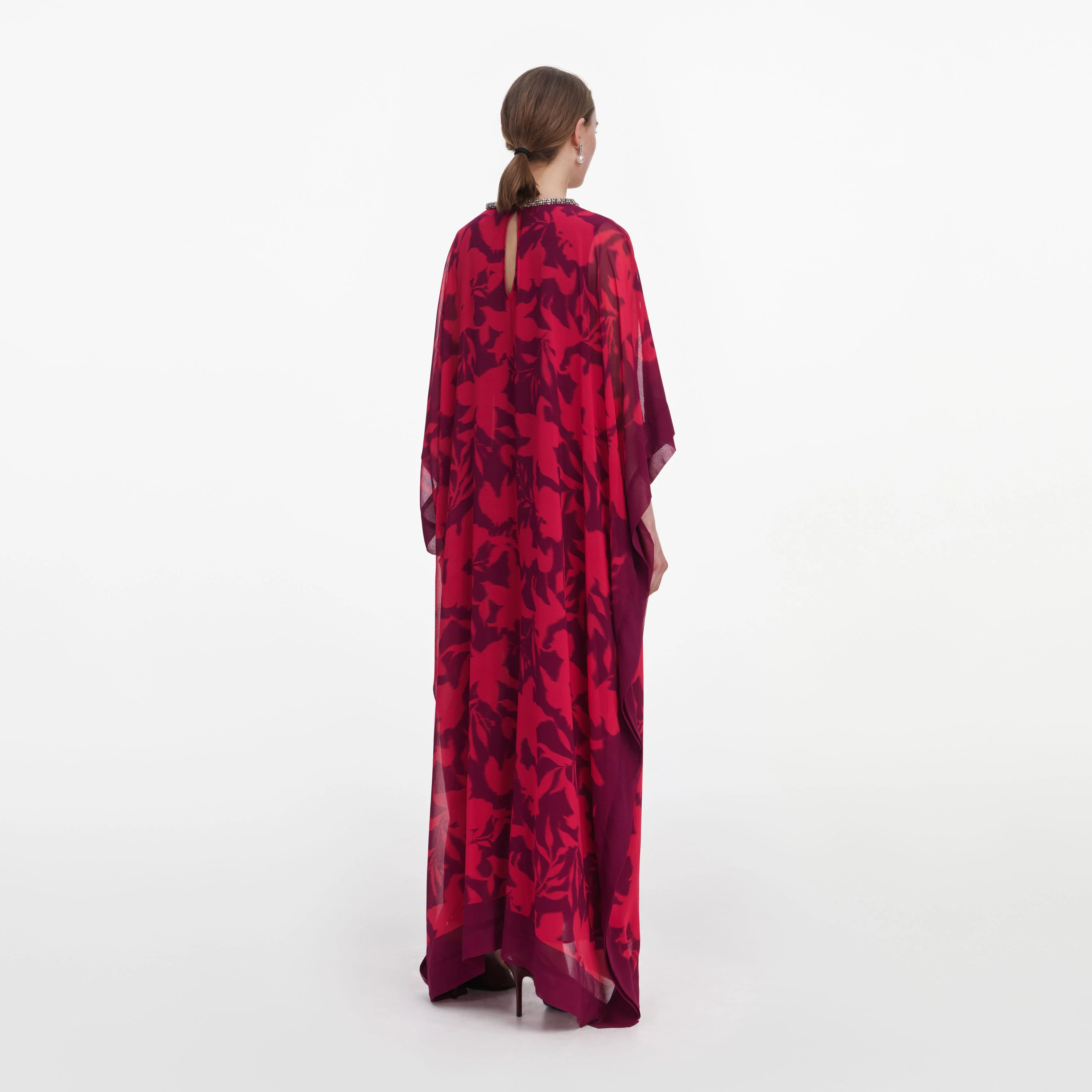 Pink Floral Kaftan - Image 3
