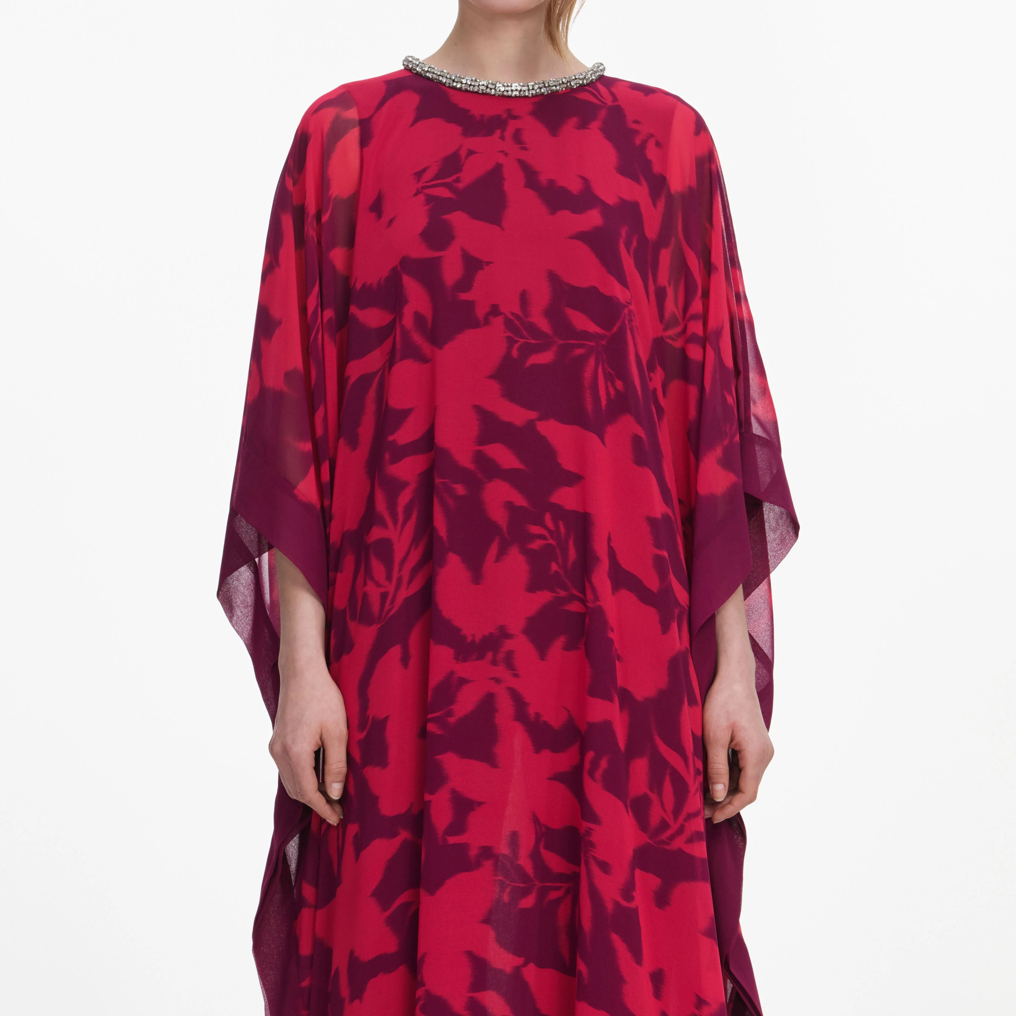 Pink Floral Kaftan - Image 4