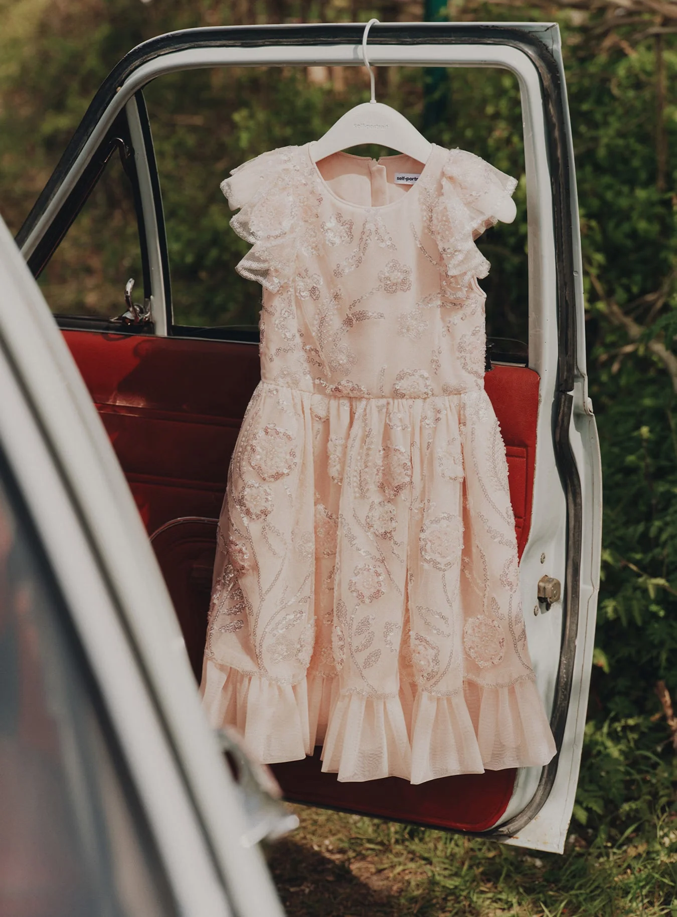 Pink Sequin Embellished Dress - Image 3