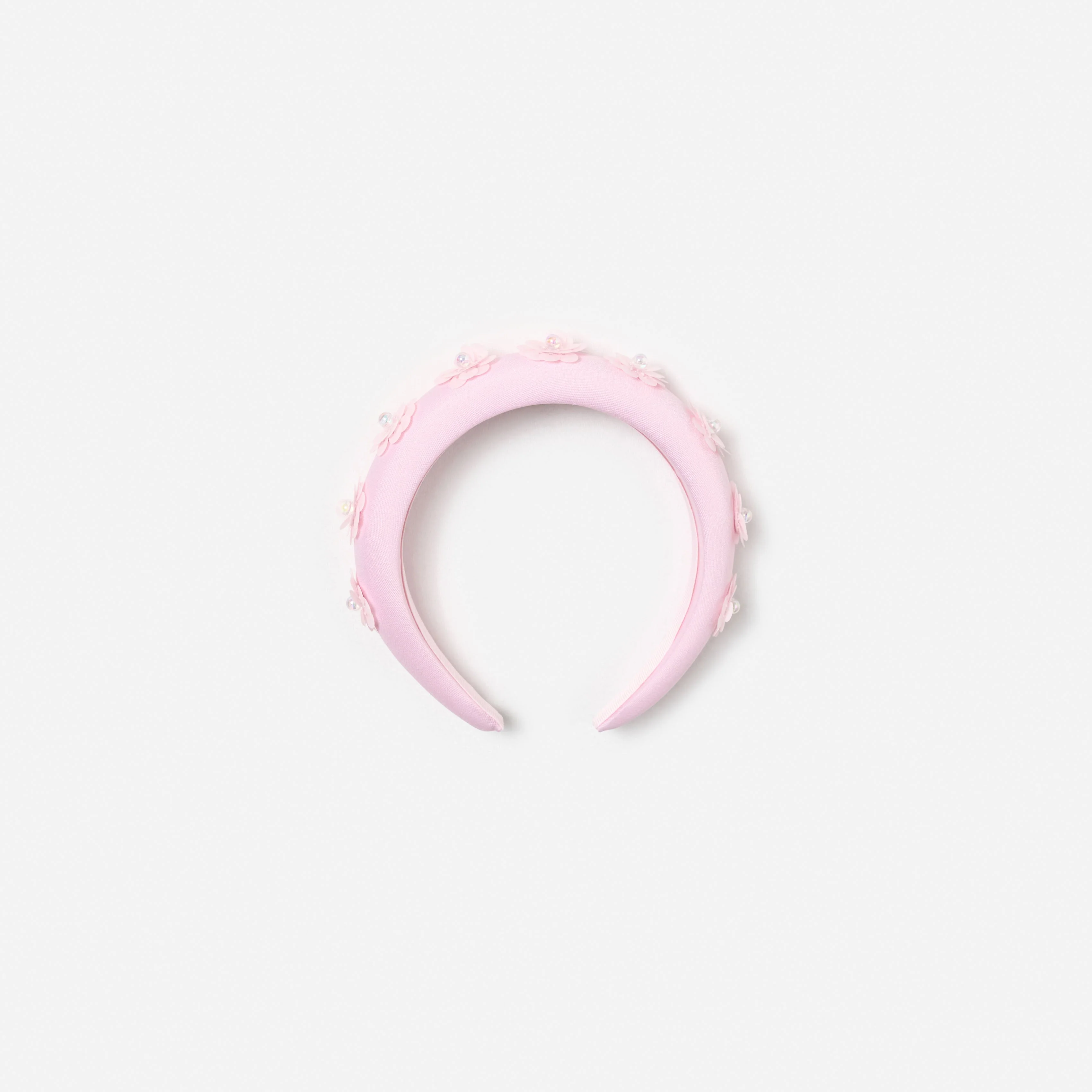 Pink Sequin Flower Headband - Image 2