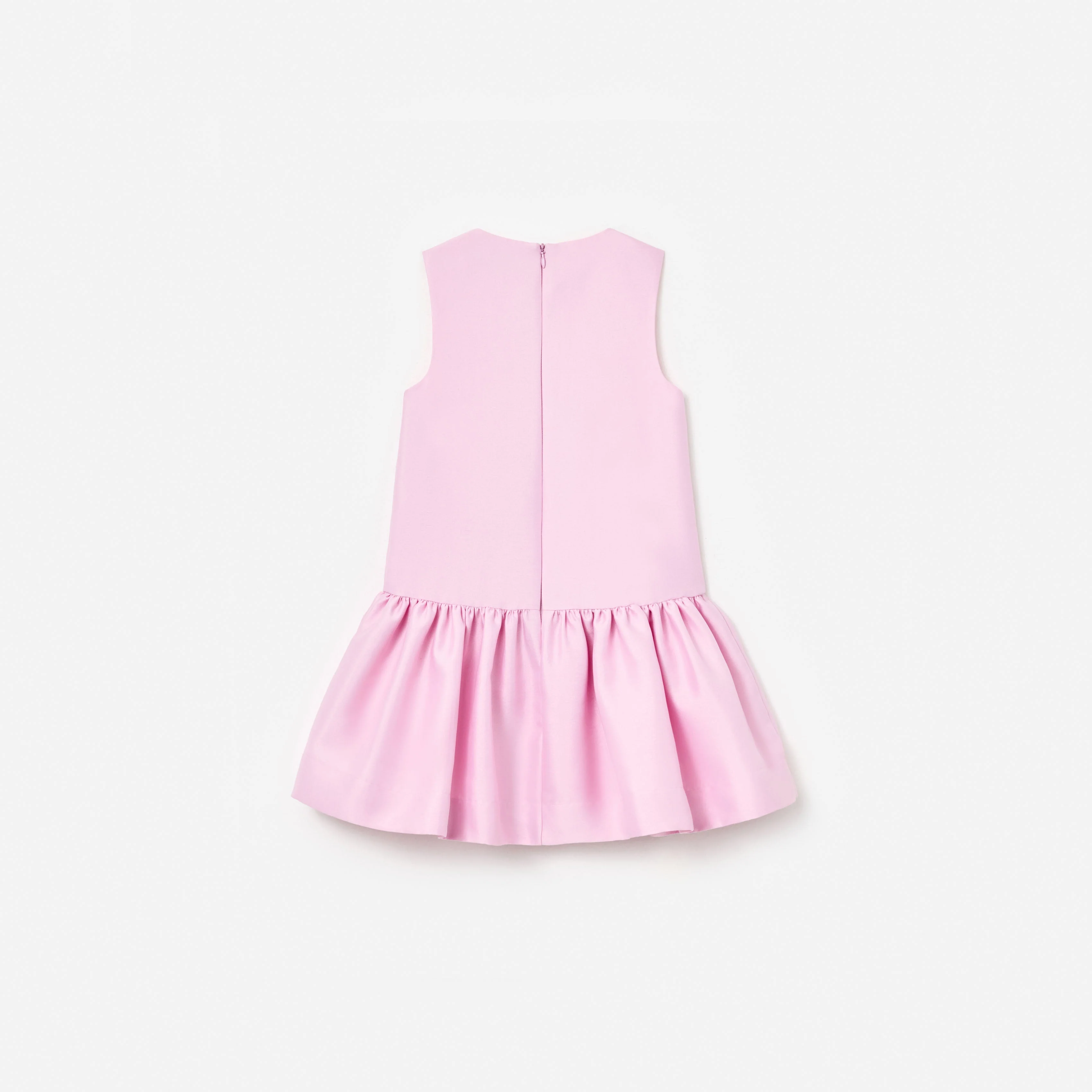 Pink Taffeta Sequin Embellished Dress - Image 2