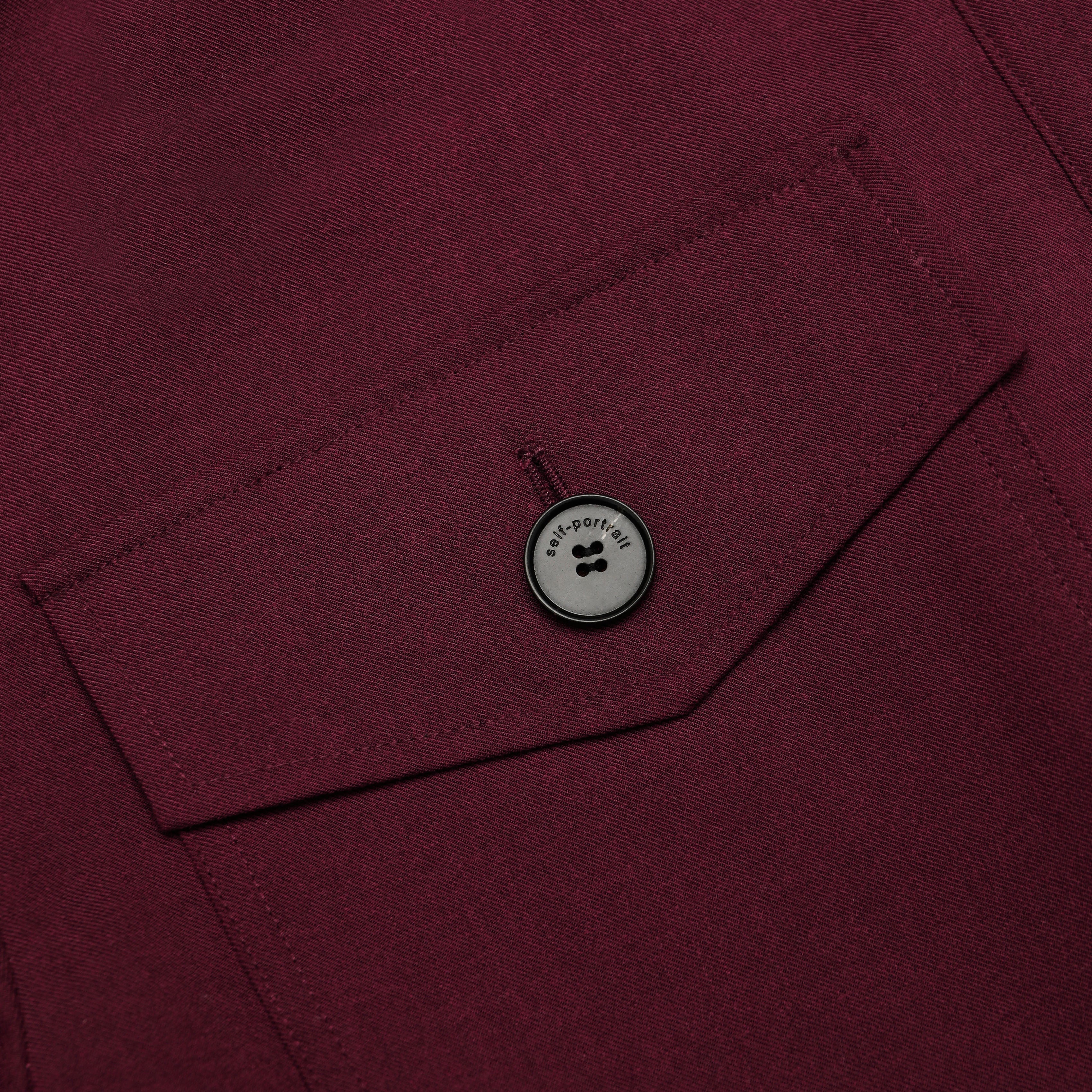 Plum Twill Tie Neck Playsuit - Image 6