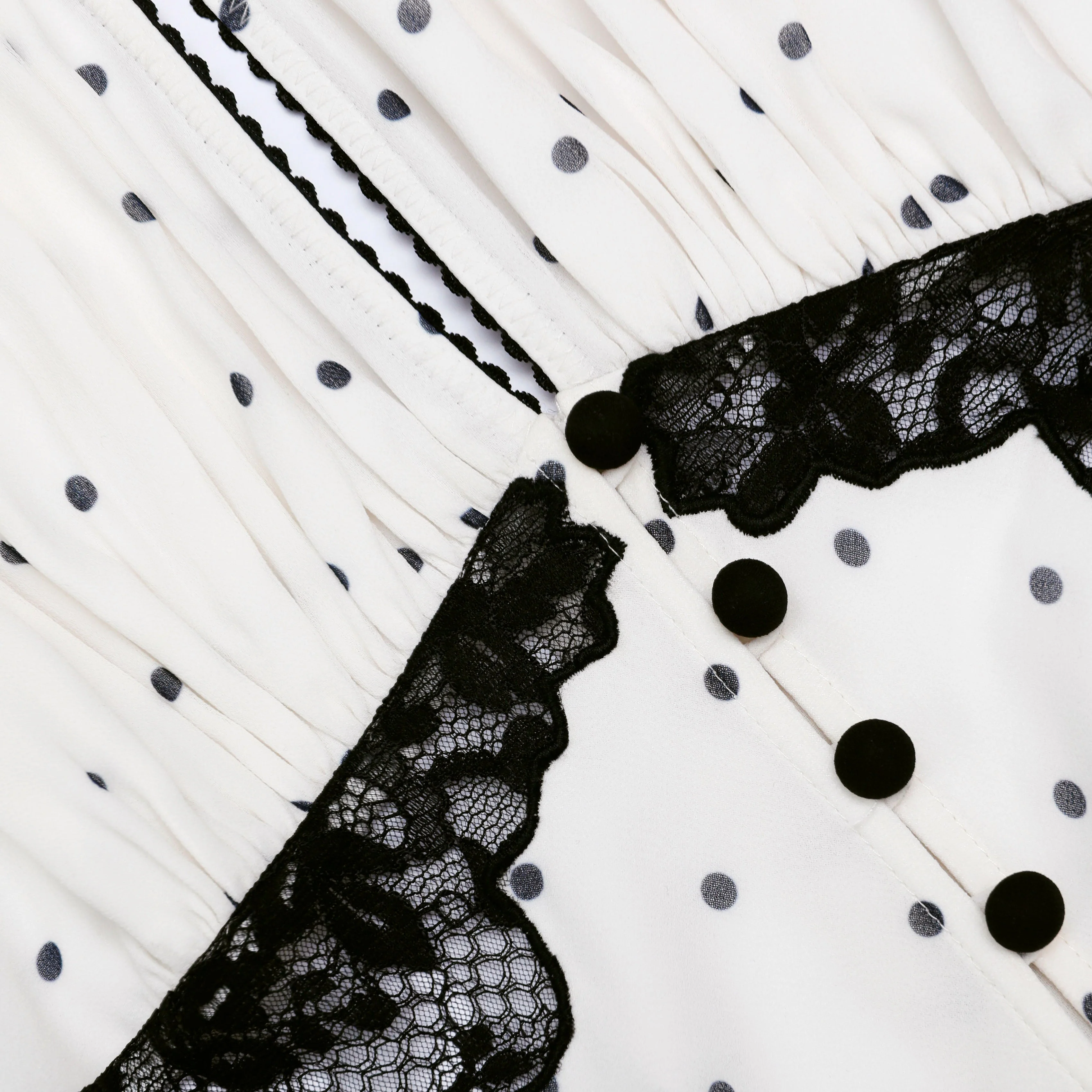Polka Dot Halter Neck Midi Dress - Image 5