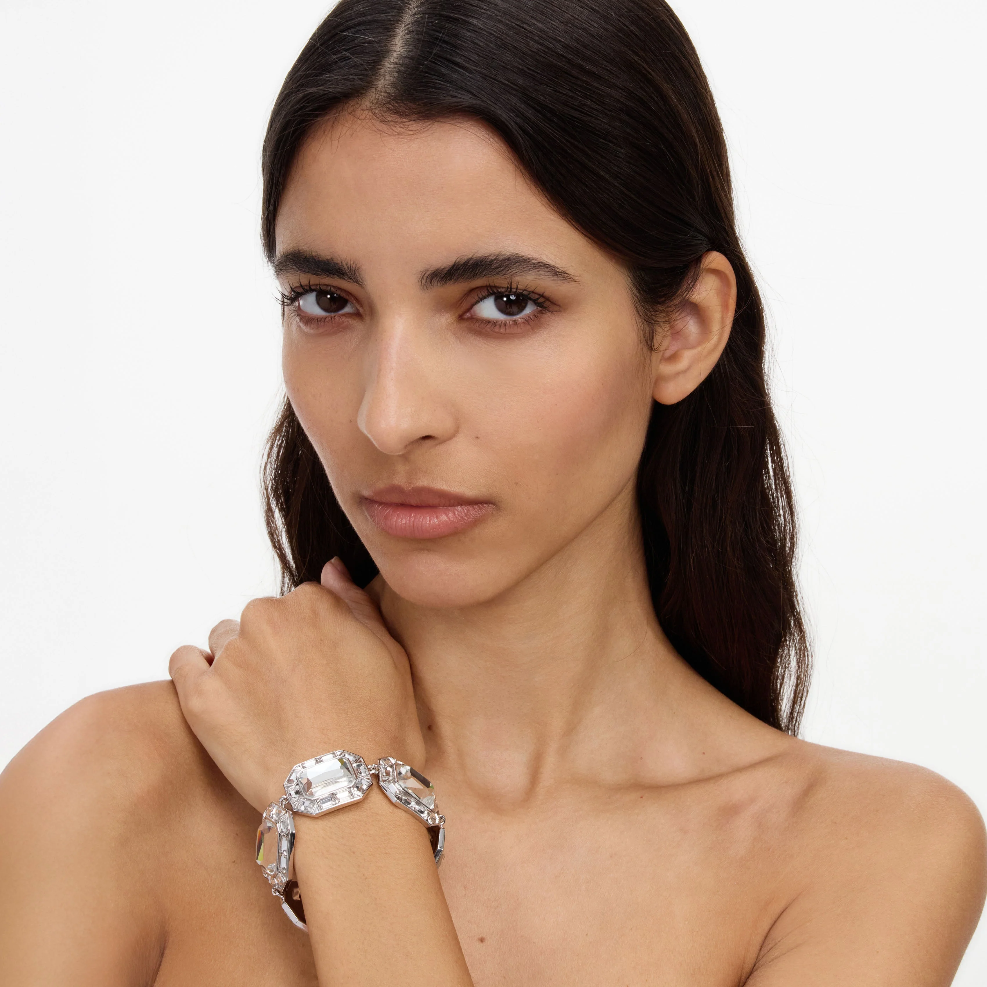 Silver Crystal Bracelet - Image 2