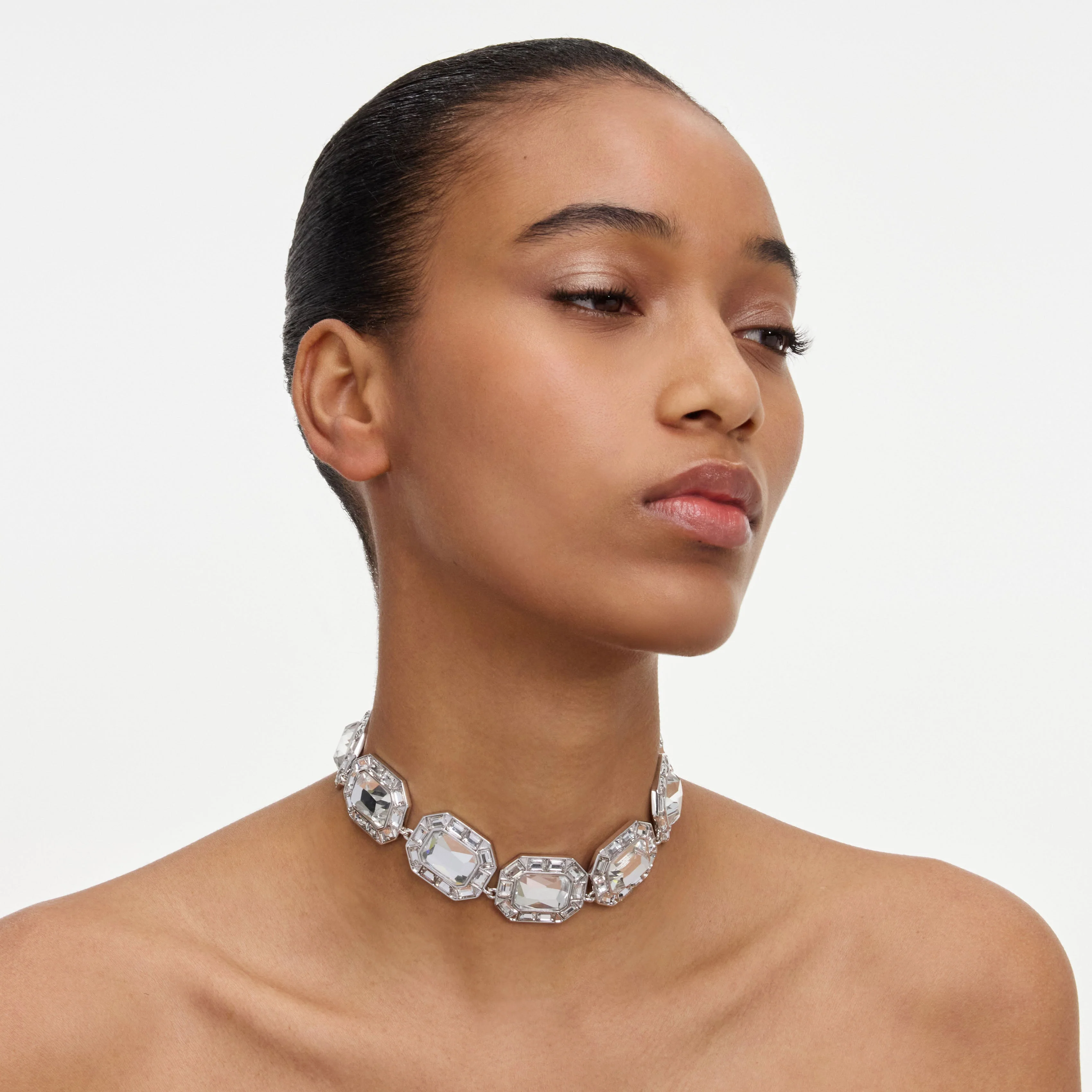 Silver Crystal Necklace - Image 2